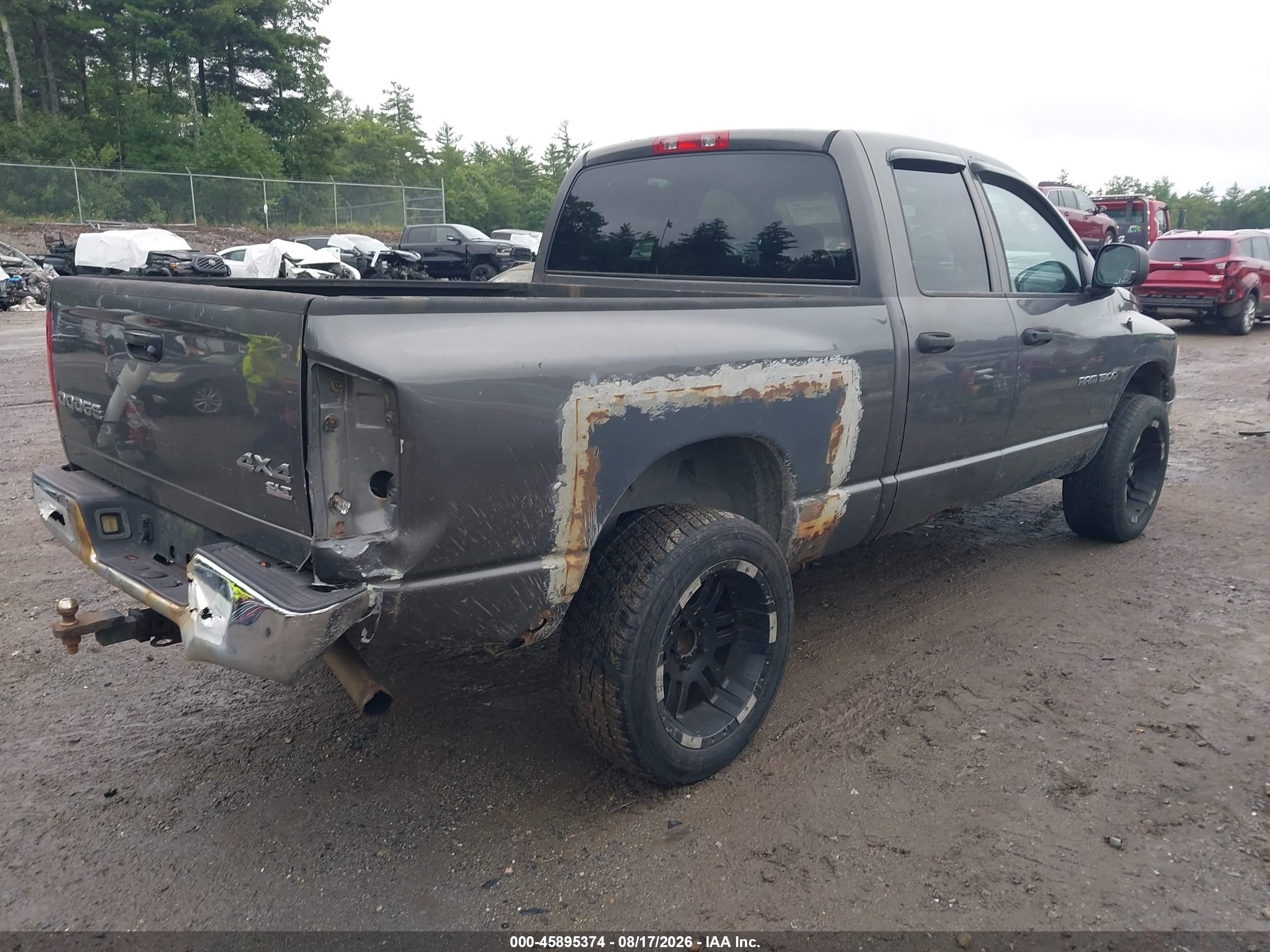 2003 Dodge Ram 1500 Slt/laramie/st Серый vin: 1D7HU18ZX3J515799
