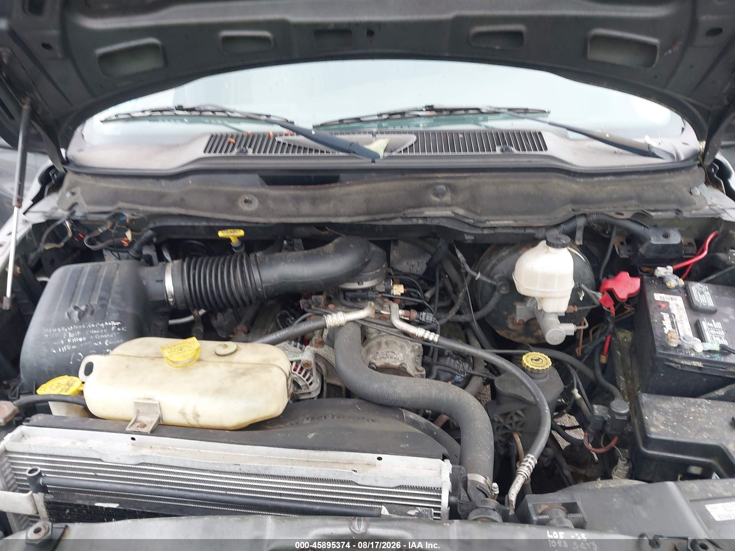2003 Dodge Ram 1500 Slt/laramie/st Серый vin: 1D7HU18ZX3J515799