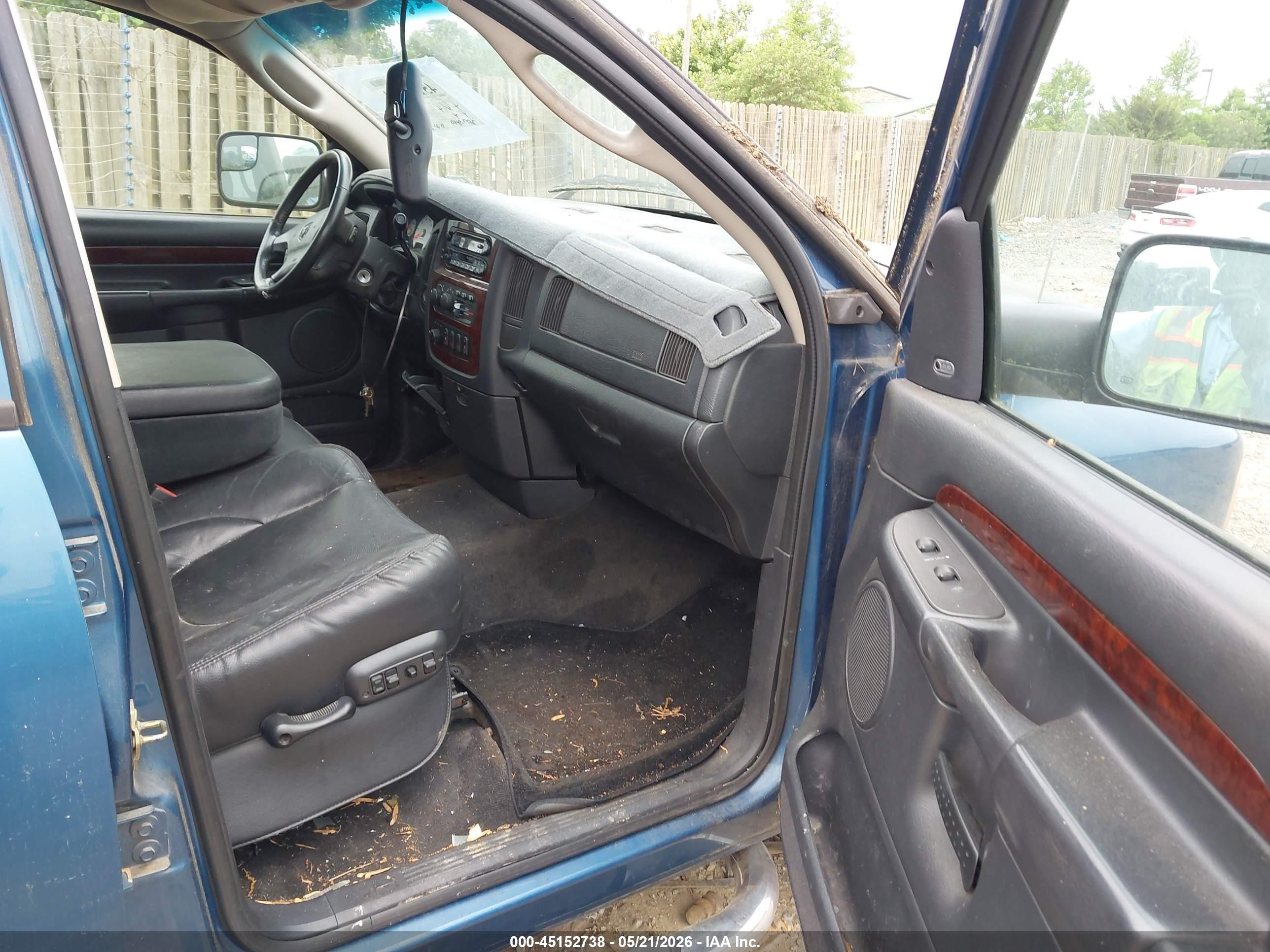 2003 Dodge Ram 1500 Slt/laramie/st Синий vin: 1D7HU18ZX3S176603