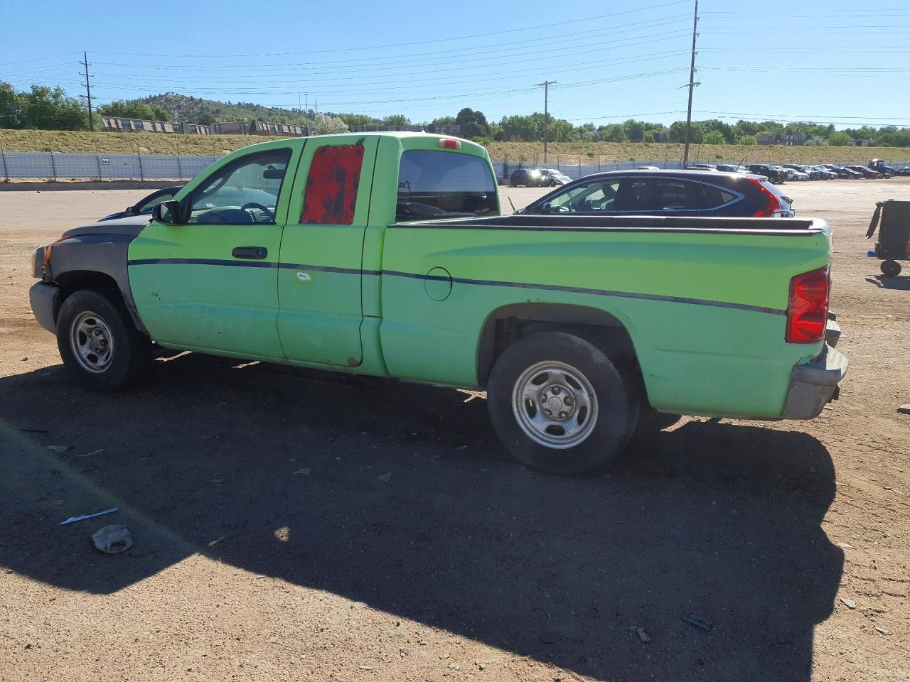 2006 Dodge Dakota St Green vin: 1D7HW22K06S716900