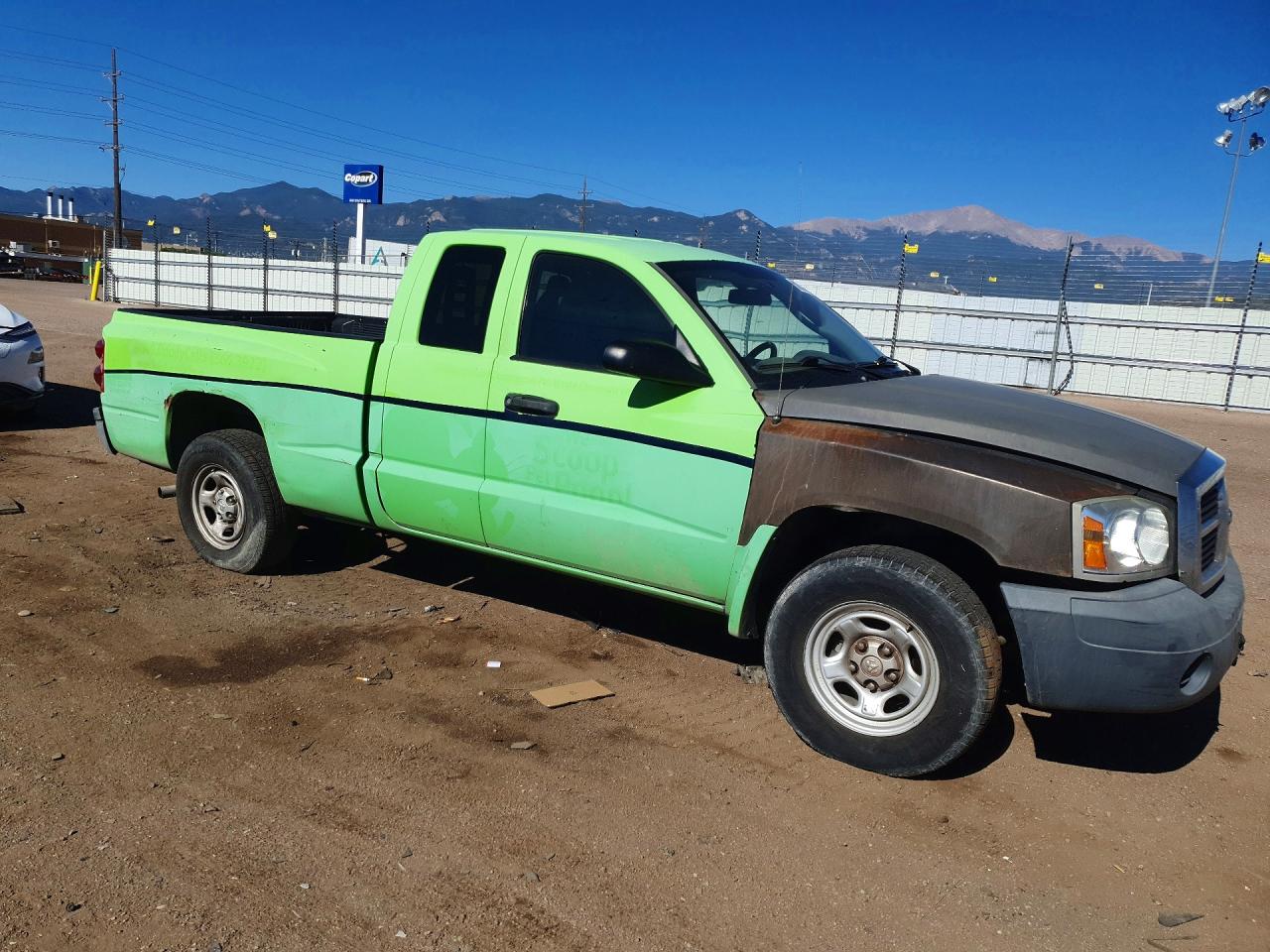 2006 Dodge Dakota St Green vin: 1D7HW22K06S716900