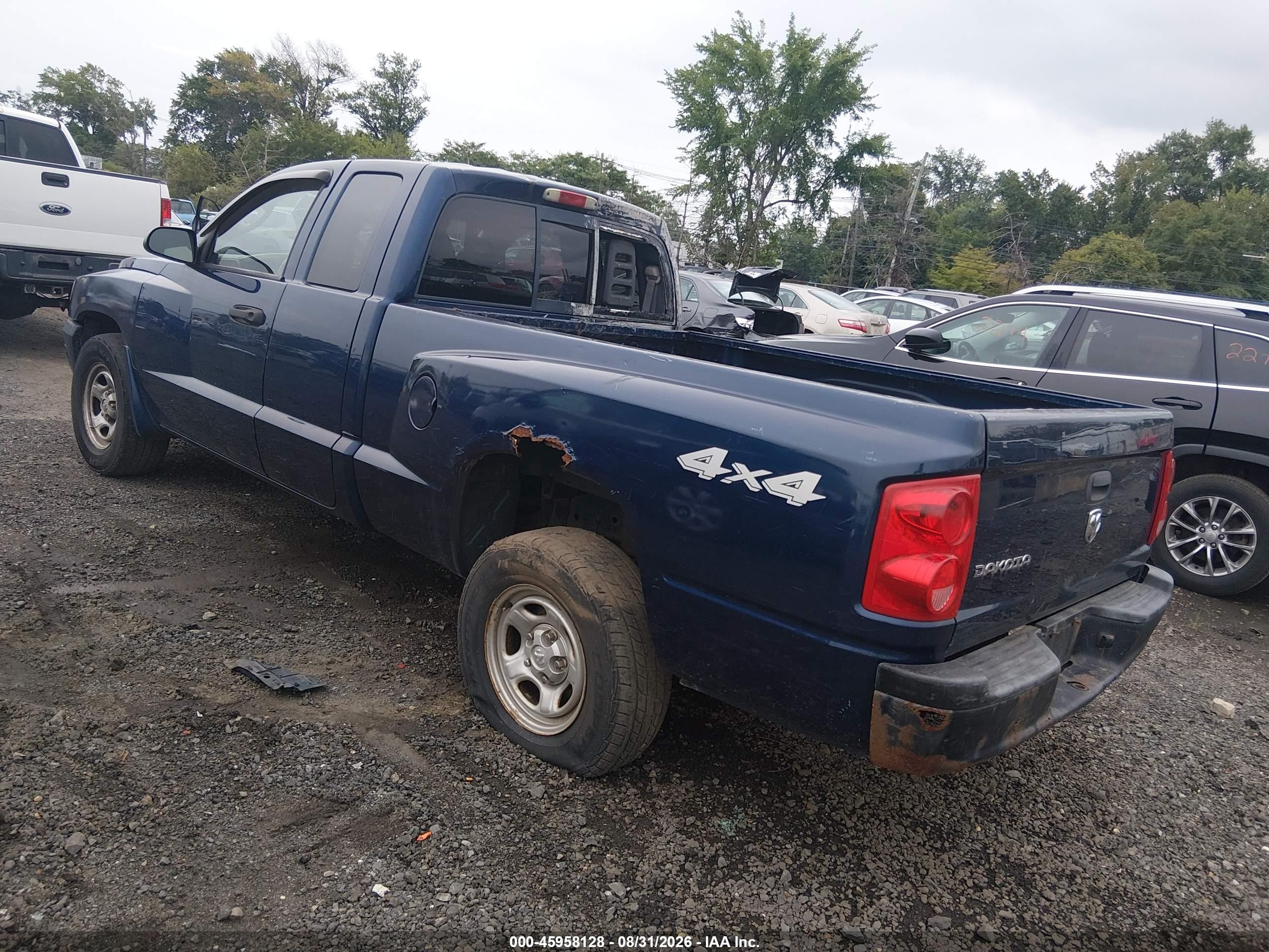 2005 Dodge Dakota St Blue vin: 1D7HW22K55S316250