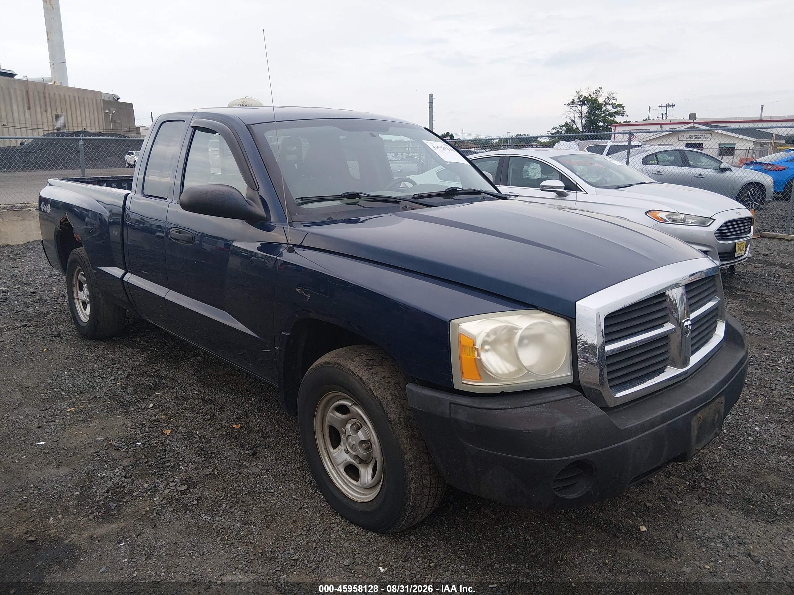 2005 Dodge Dakota St Blue vin: 1D7HW22K55S316250