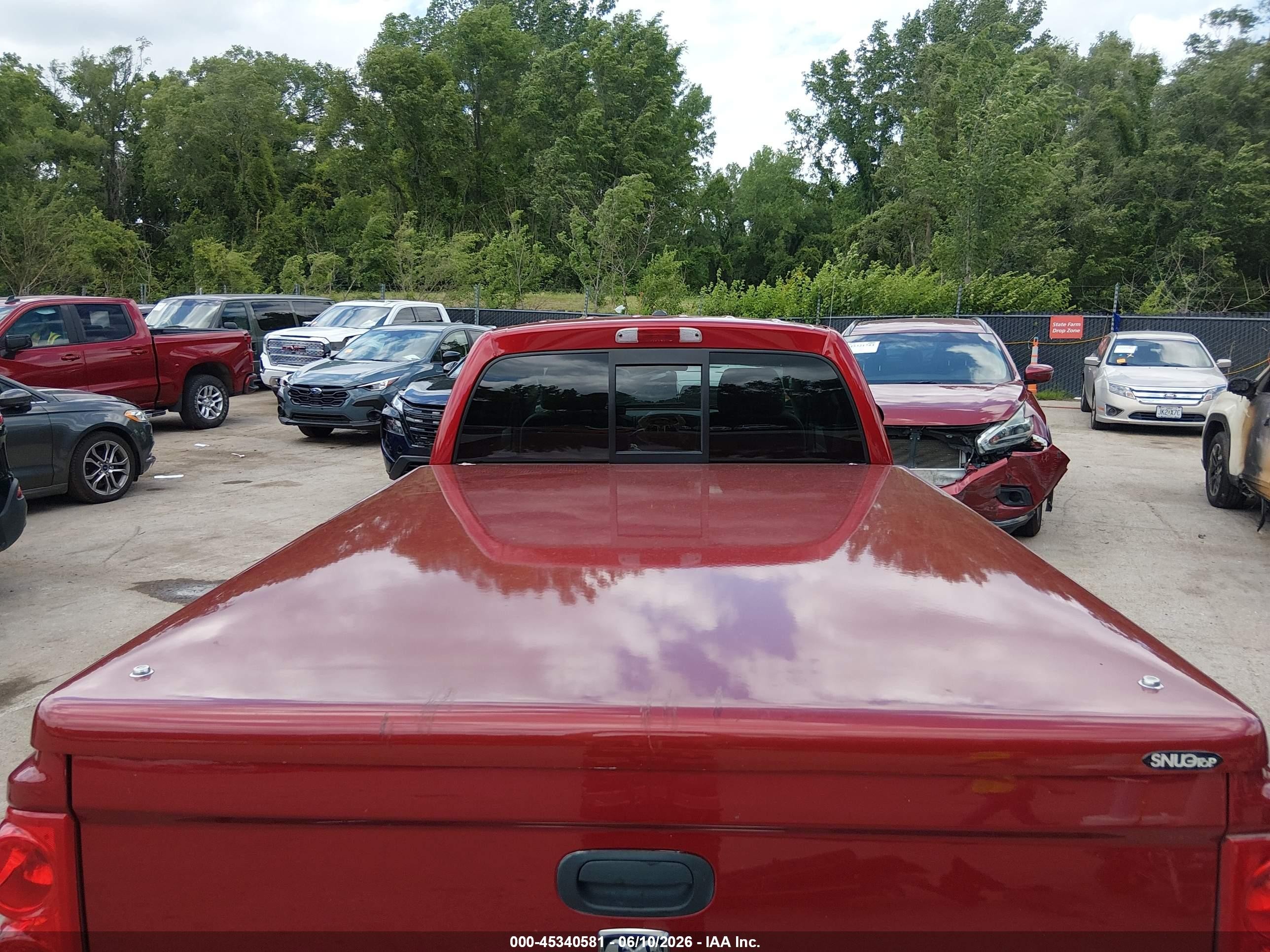 2007 Dodge Dakota St Red vin: 1D7HW22K97S259439