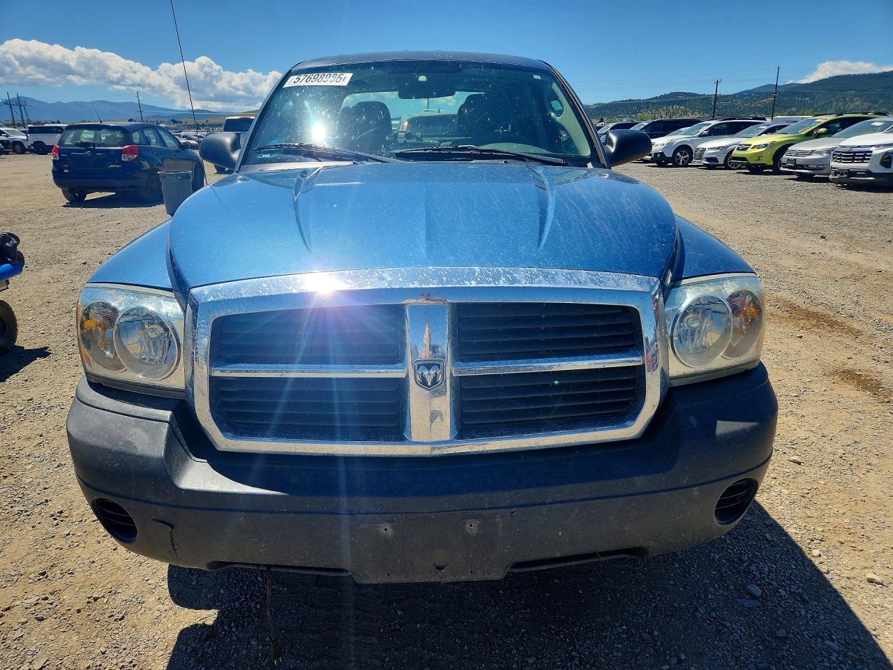 2005 Dodge Dakota Quad Blue vin: 1D7HW28K05S119820