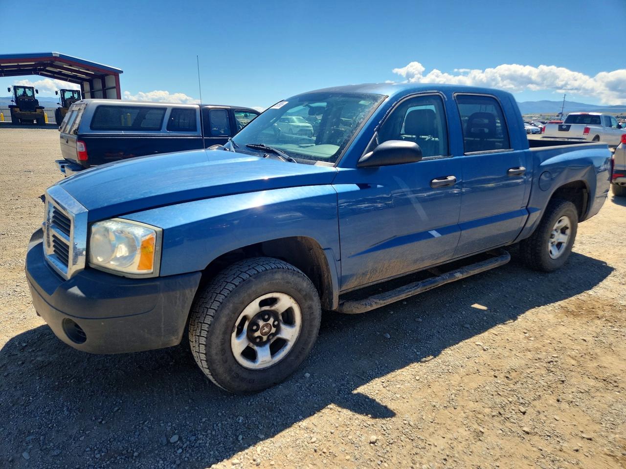 2005 Dodge Dakota Quad Синий vin: 1D7HW28K05S119820
