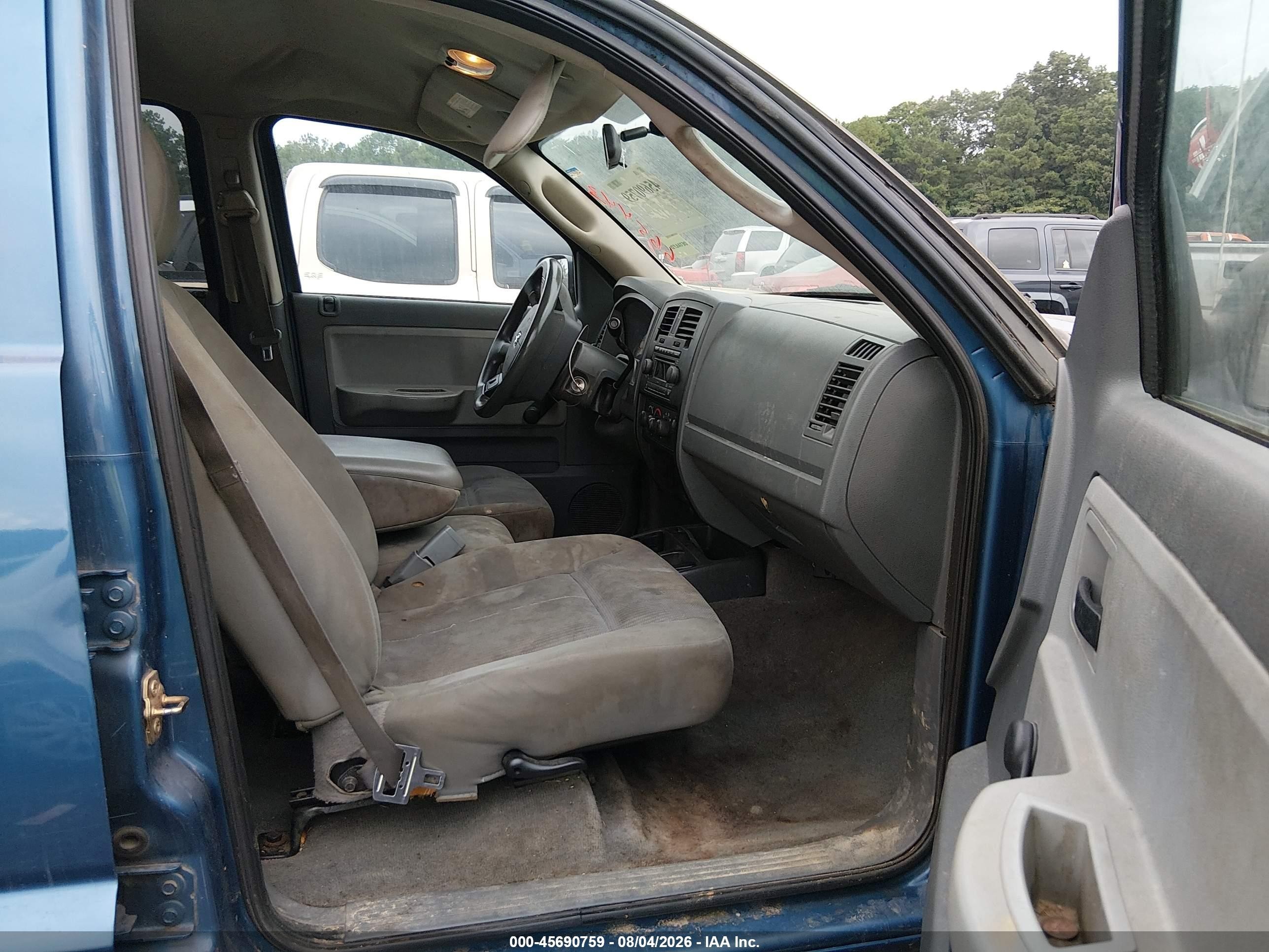 2006 Dodge Dakota St Blue vin: 1D7HW28K66S665443