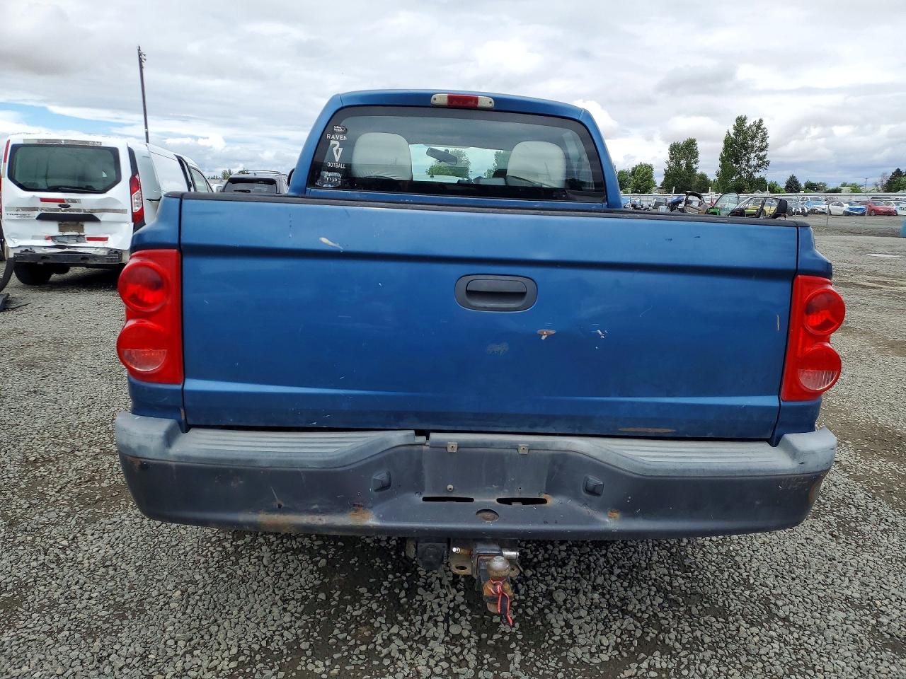 2006 Dodge Dakota Quad Синий vin: 1D7HW28K76S657190