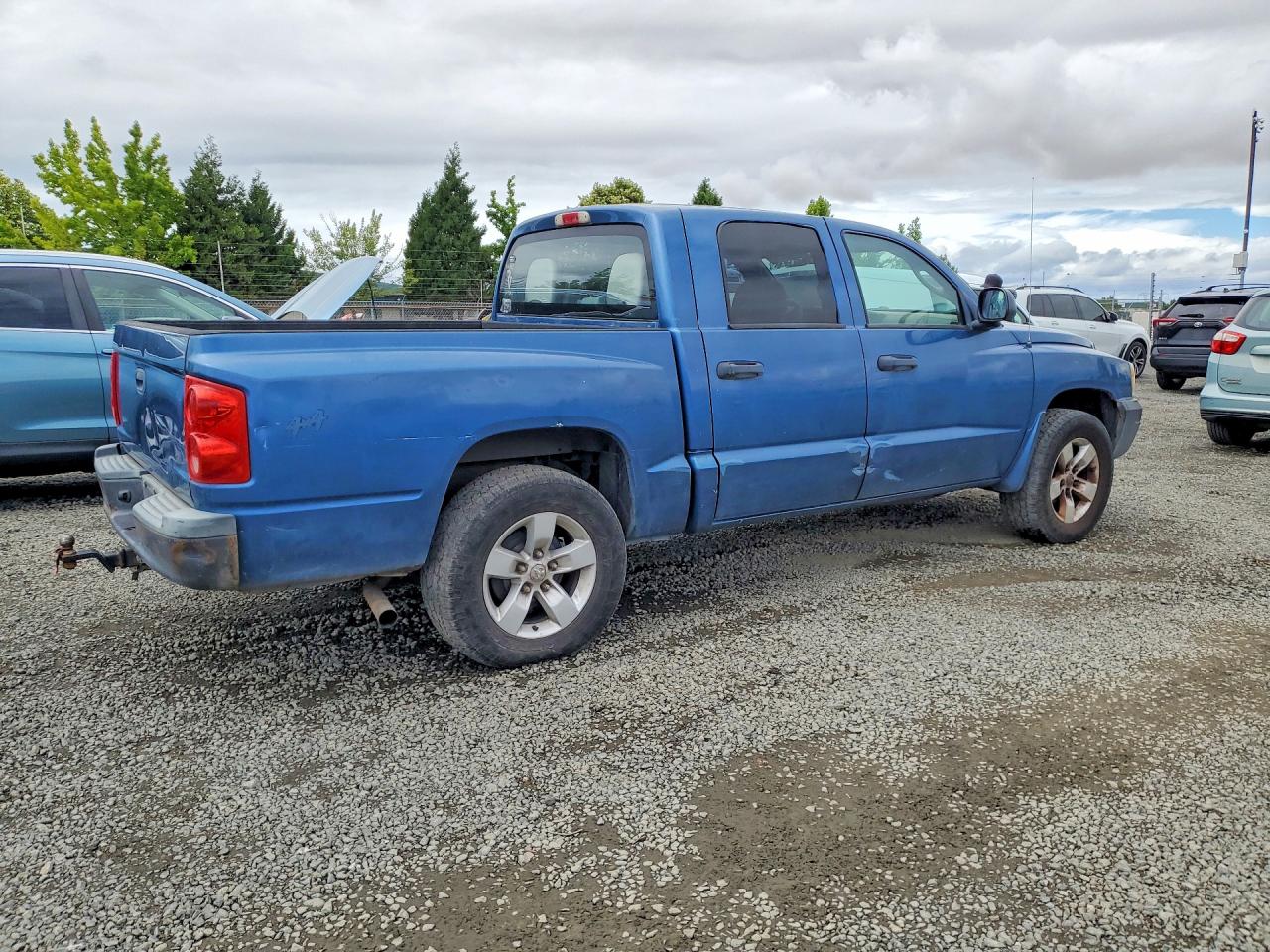 2006 Dodge Dakota Quad Синий vin: 1D7HW28K76S657190