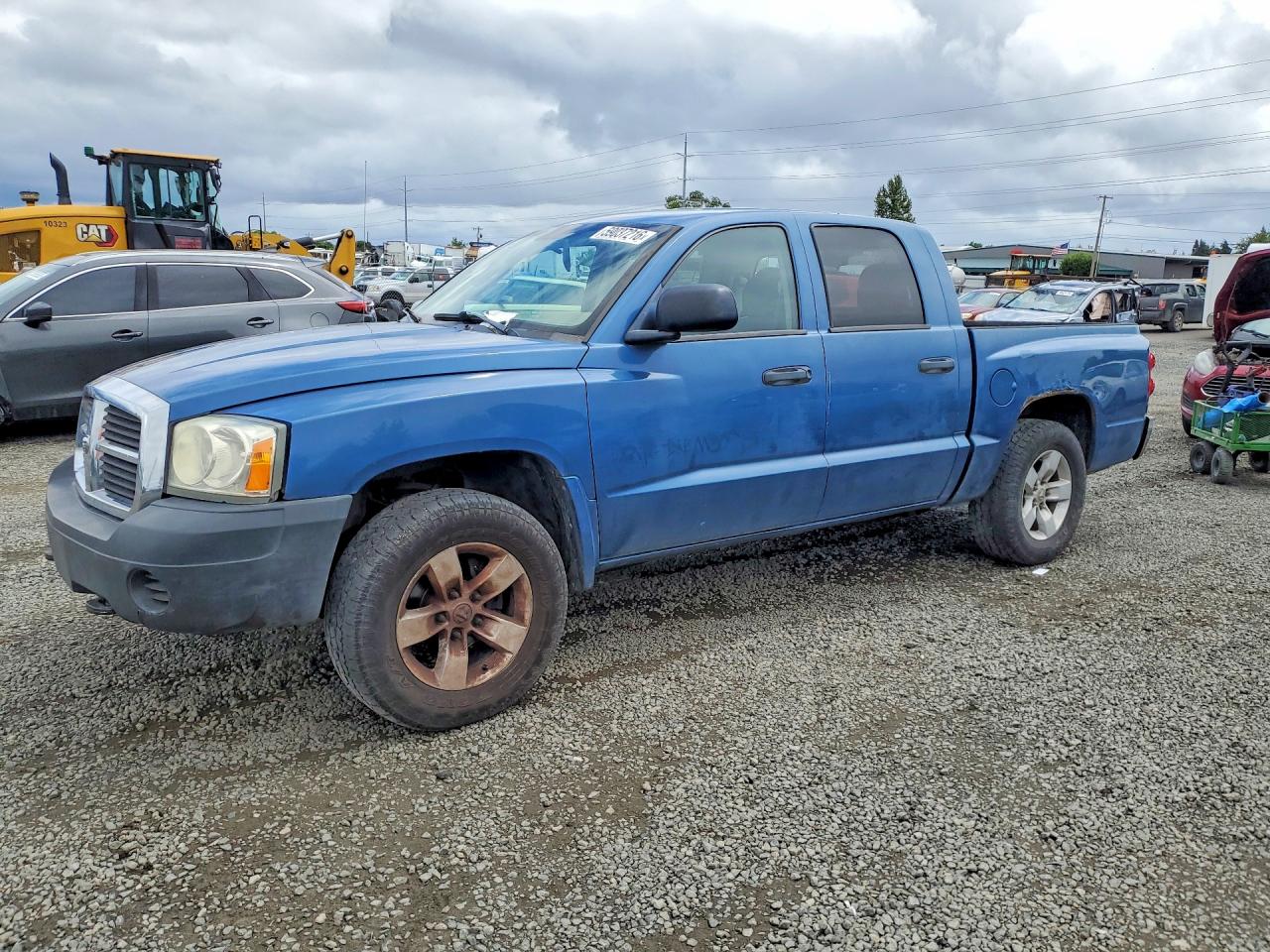 2006 Dodge Dakota Quad Синий vin: 1D7HW28K76S657190