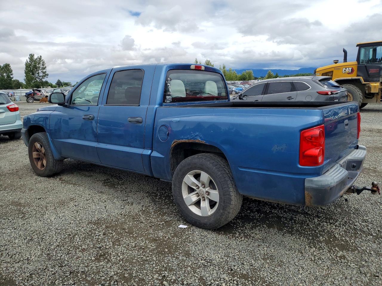 2006 Dodge Dakota Quad Синий vin: 1D7HW28K76S657190