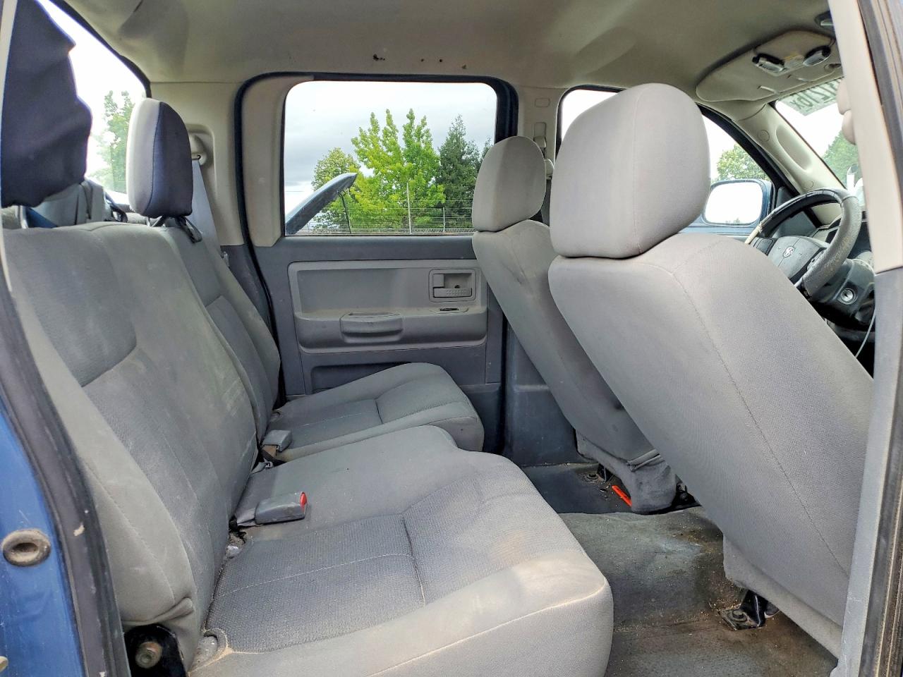 2006 Dodge Dakota Quad Синий vin: 1D7HW28K76S657190