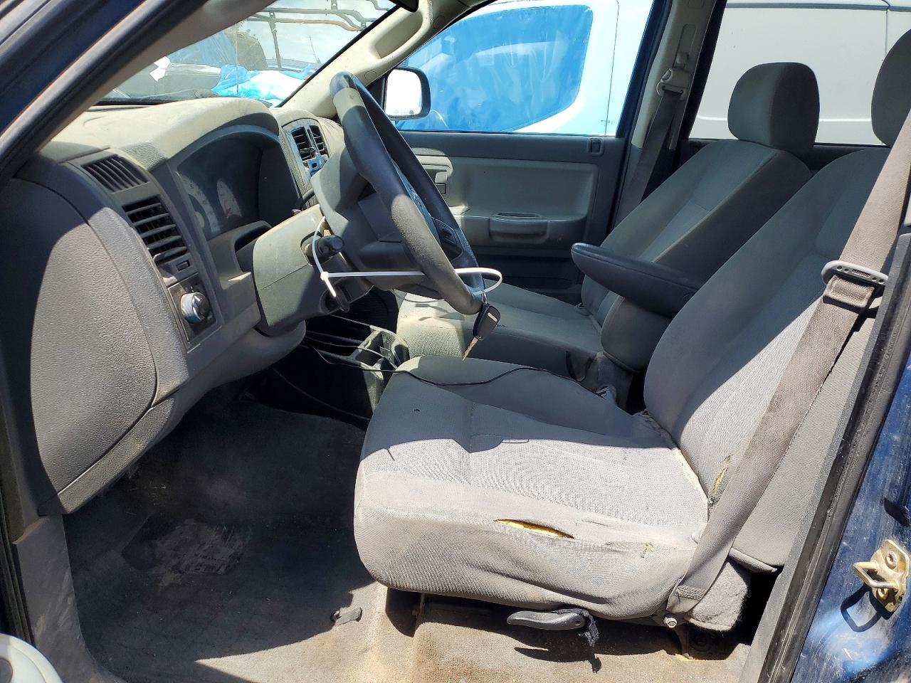 2006 Dodge Dakota Quad Синий vin: 1D7HW28K76S657190