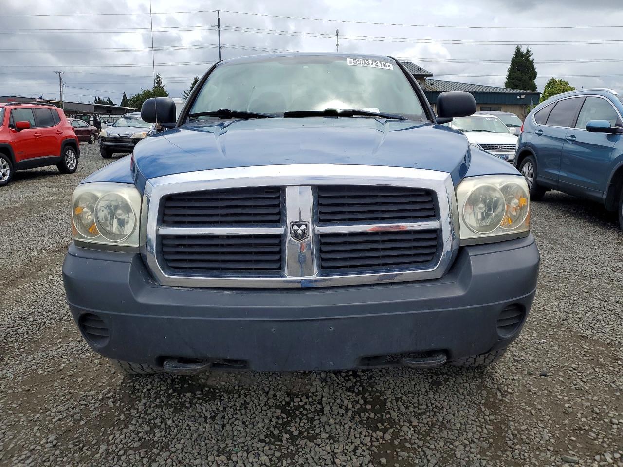 2006 Dodge Dakota Quad Синий vin: 1D7HW28K76S657190