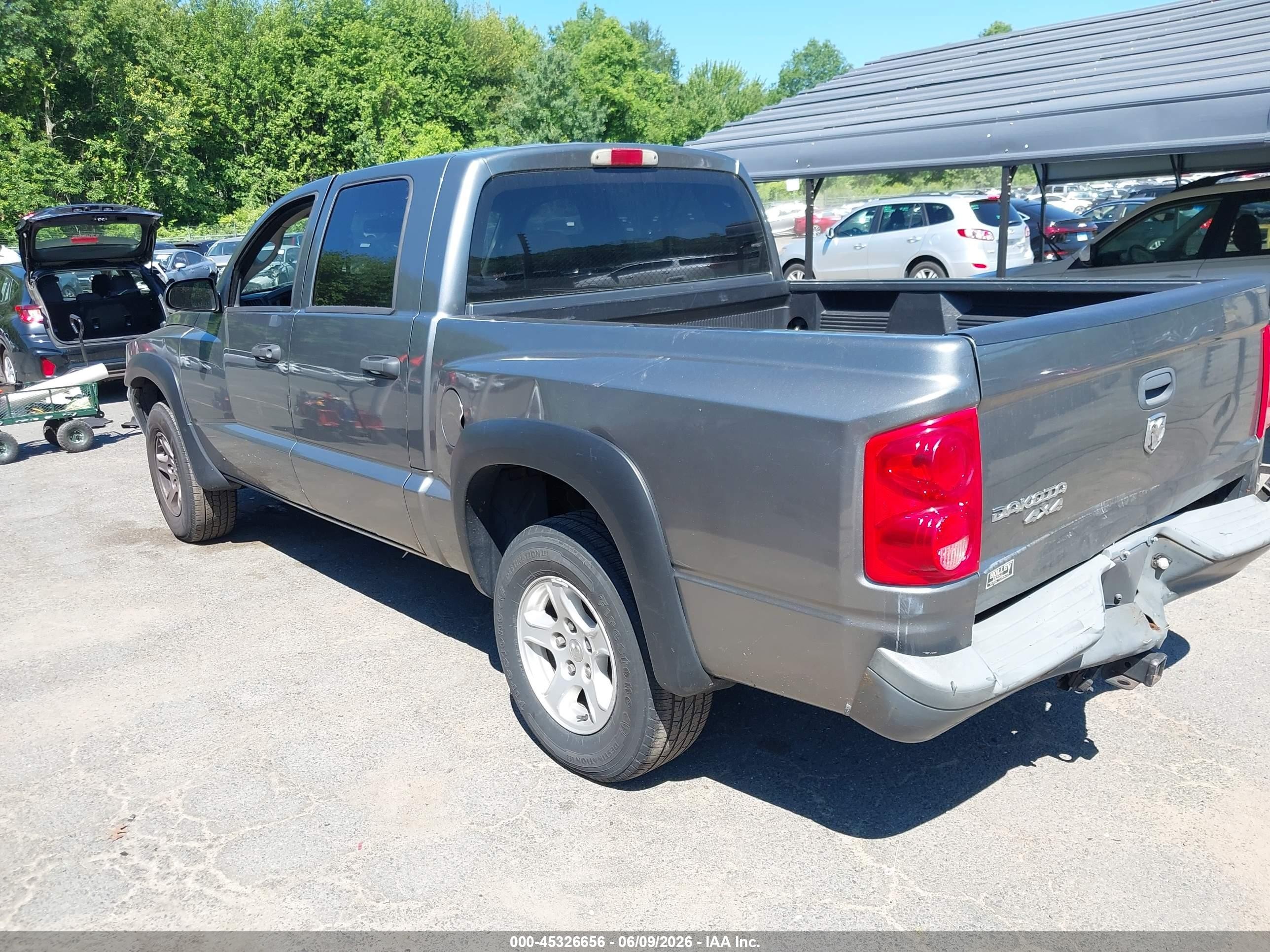 2007 Dodge Dakota St Gray vin: 1D7HW28K87S233731
