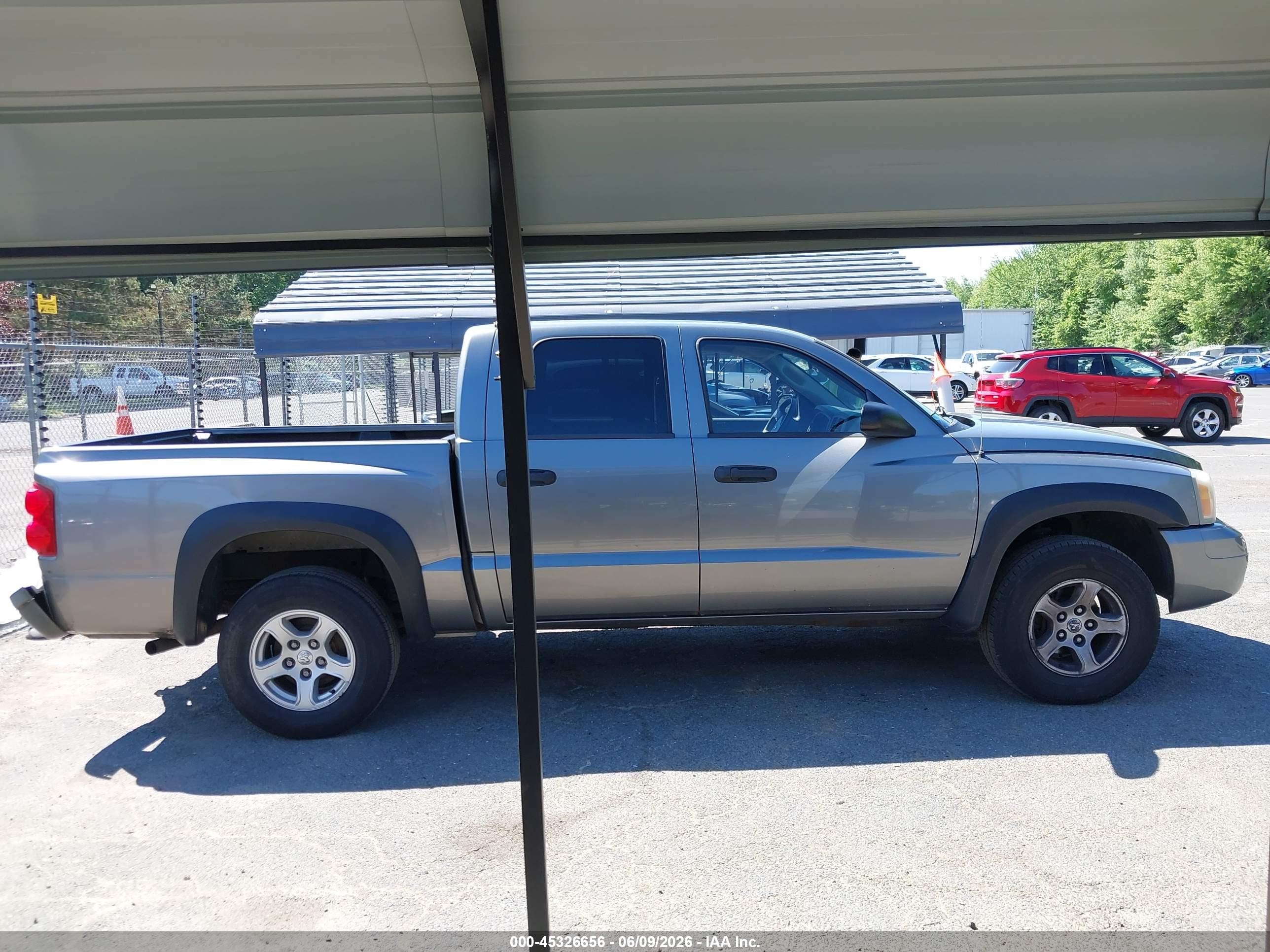 2007 Dodge Dakota St Gray vin: 1D7HW28K87S233731