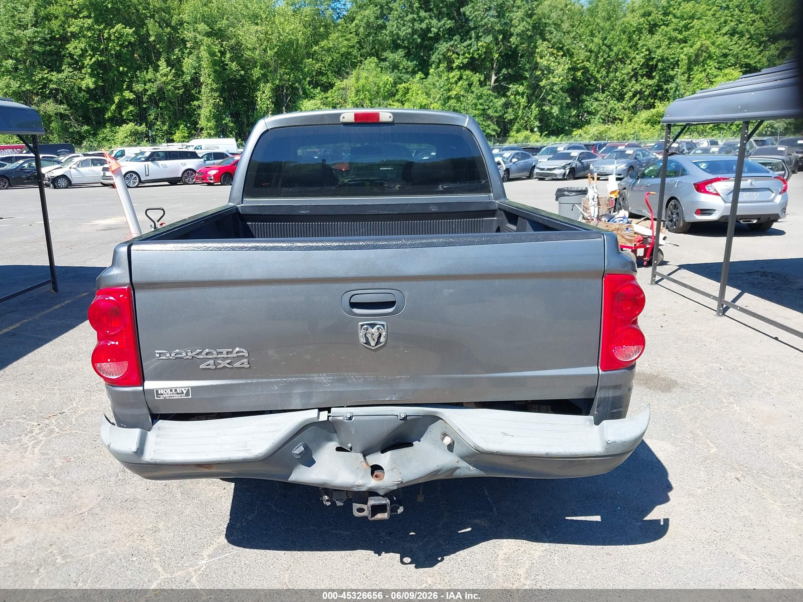 2007 Dodge Dakota St Gray vin: 1D7HW28K87S233731