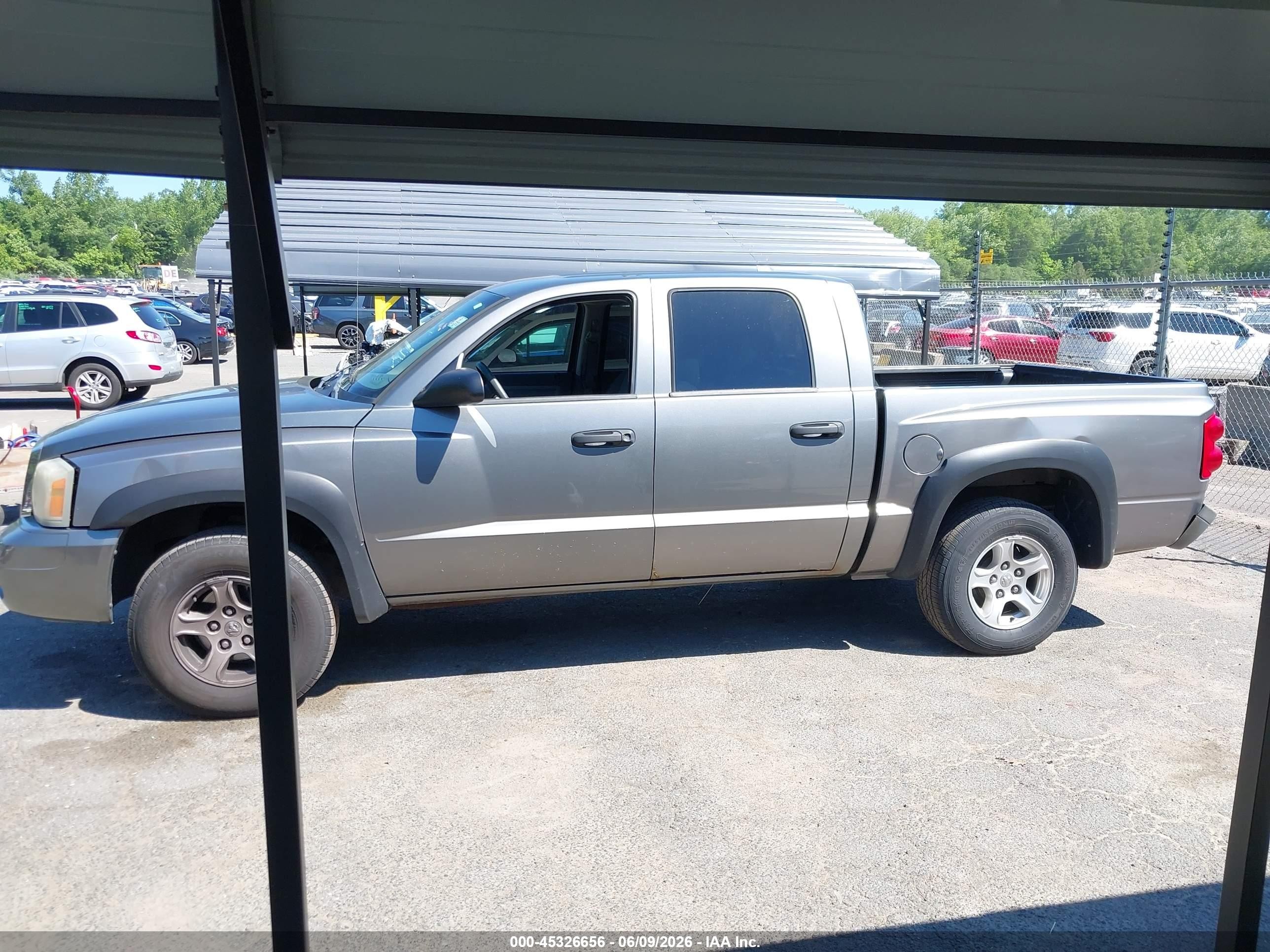 2007 Dodge Dakota St Gray vin: 1D7HW28K87S233731