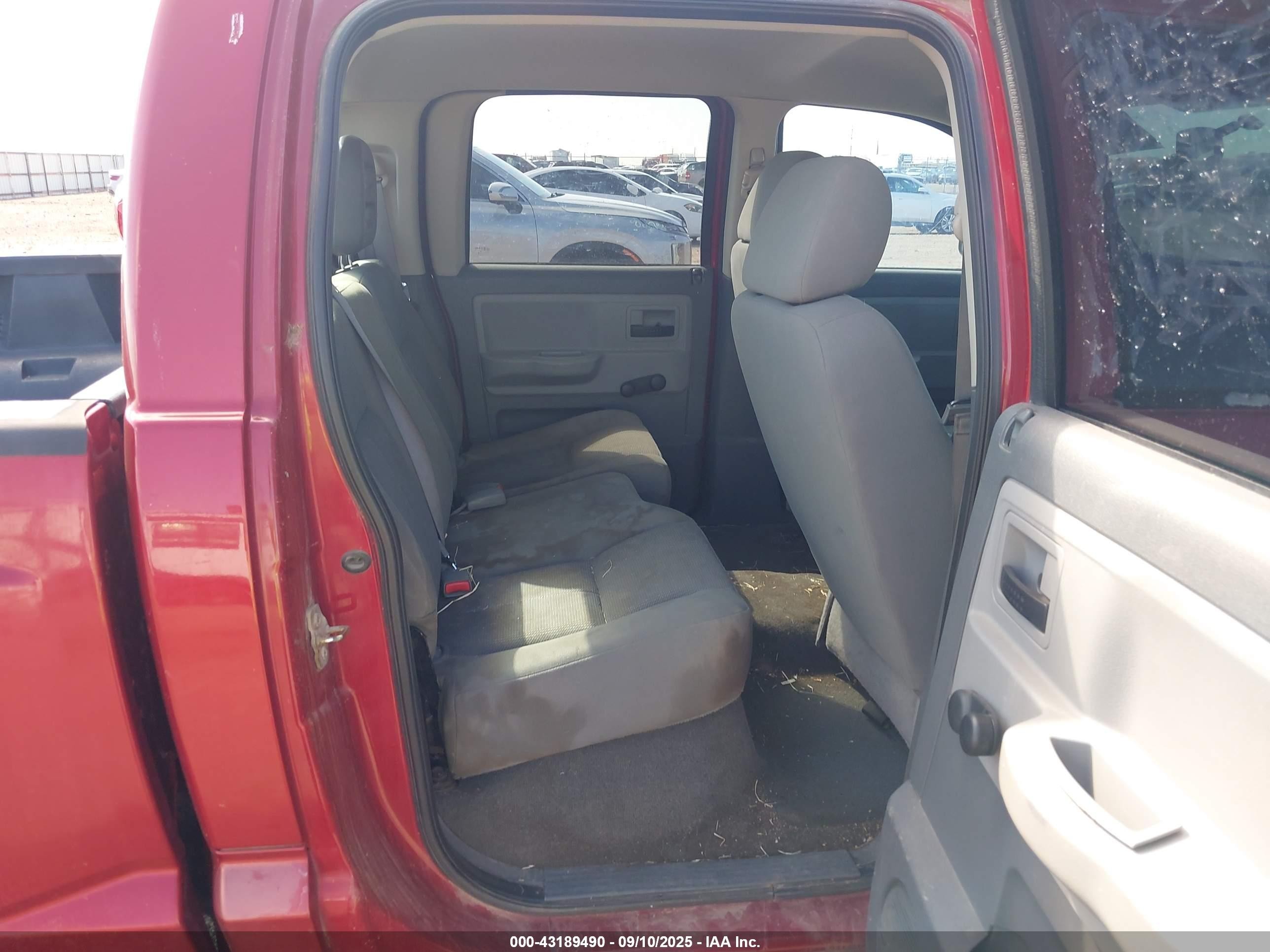 2006 Dodge Dakota St Red vin: 1D7HW28K96S536628
