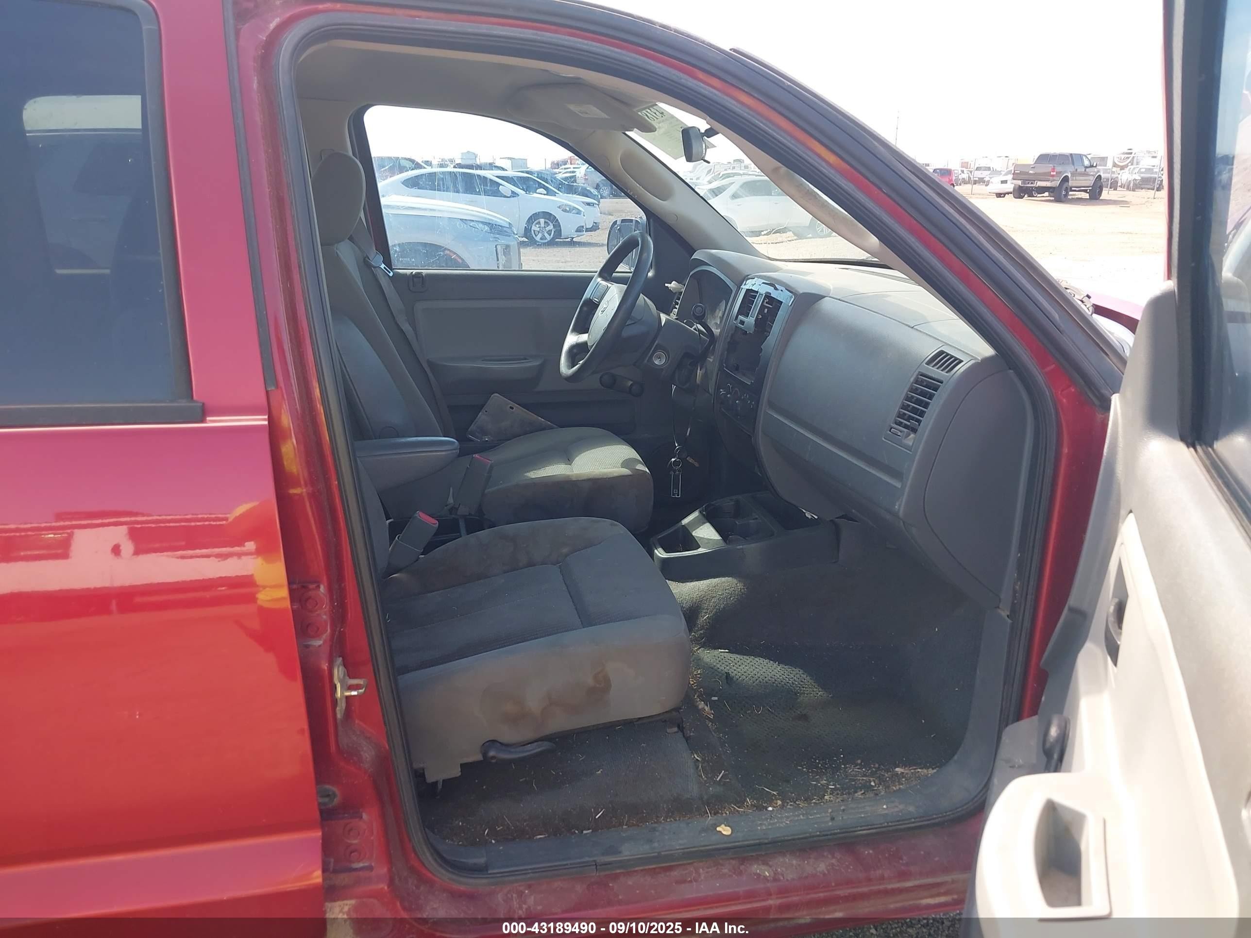 2006 Dodge Dakota St Red vin: 1D7HW28K96S536628