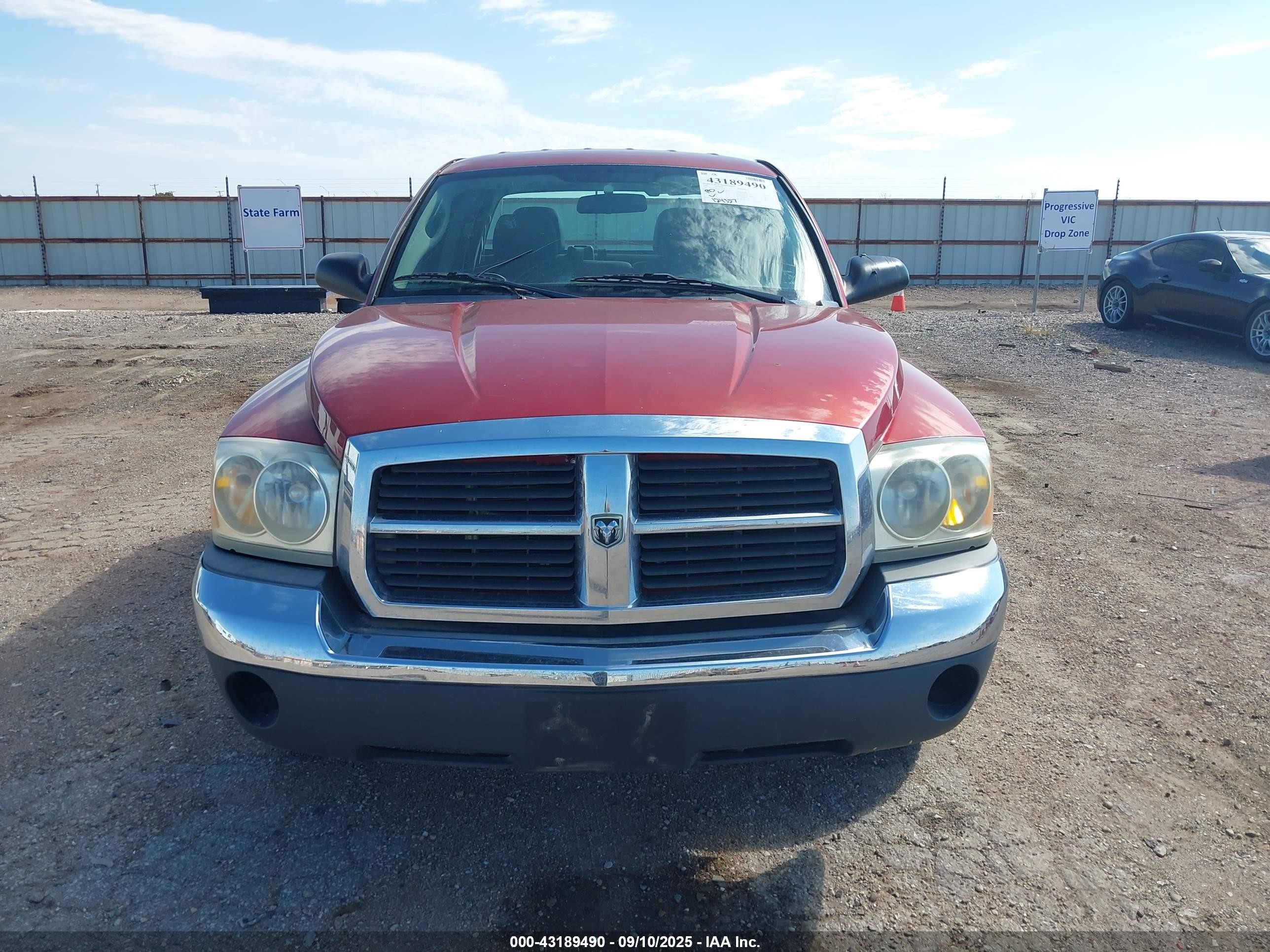 2006 Dodge Dakota St Red vin: 1D7HW28K96S536628