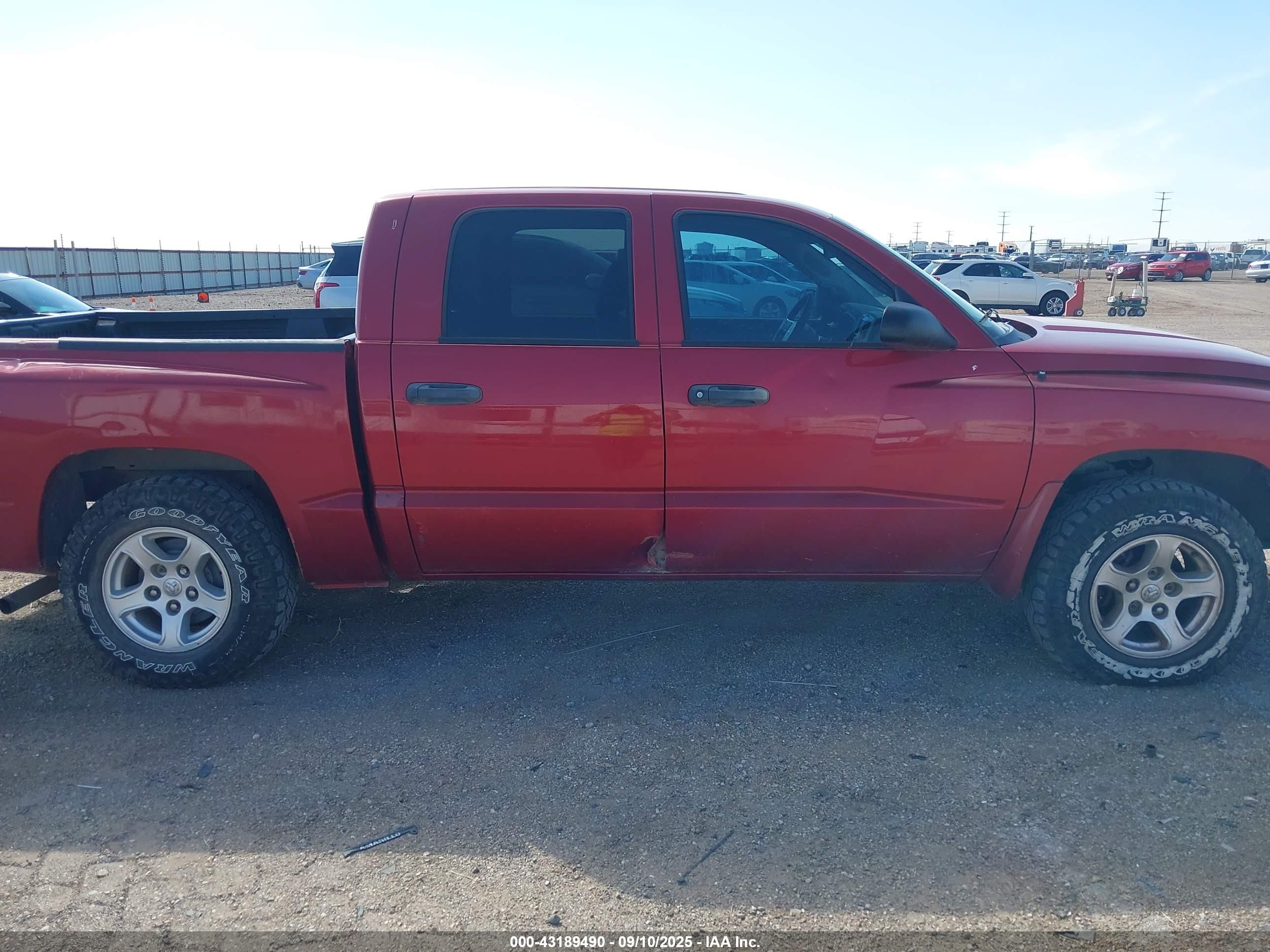 2006 Dodge Dakota St Red vin: 1D7HW28K96S536628