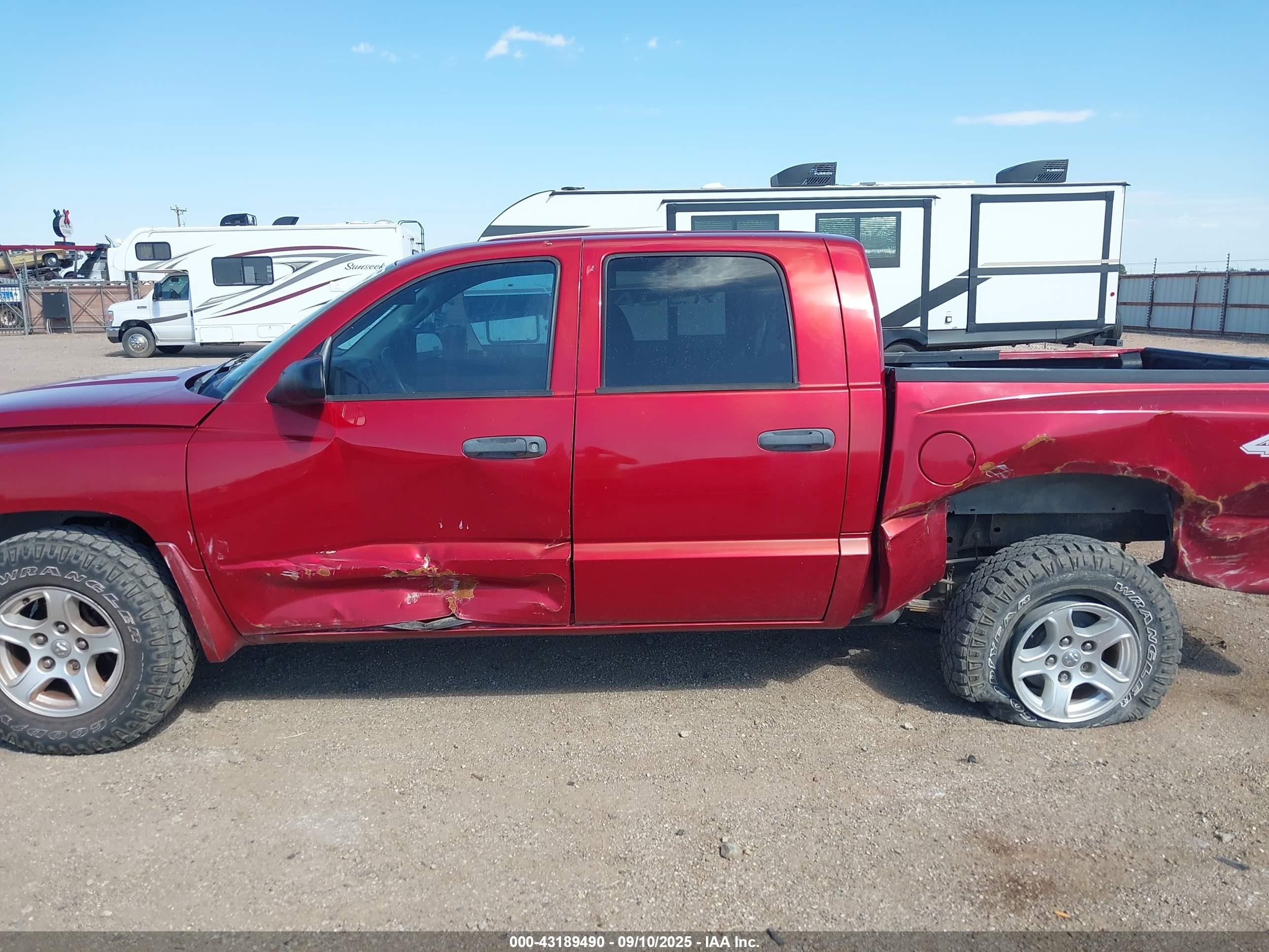 2006 Dodge Dakota St Red vin: 1D7HW28K96S536628
