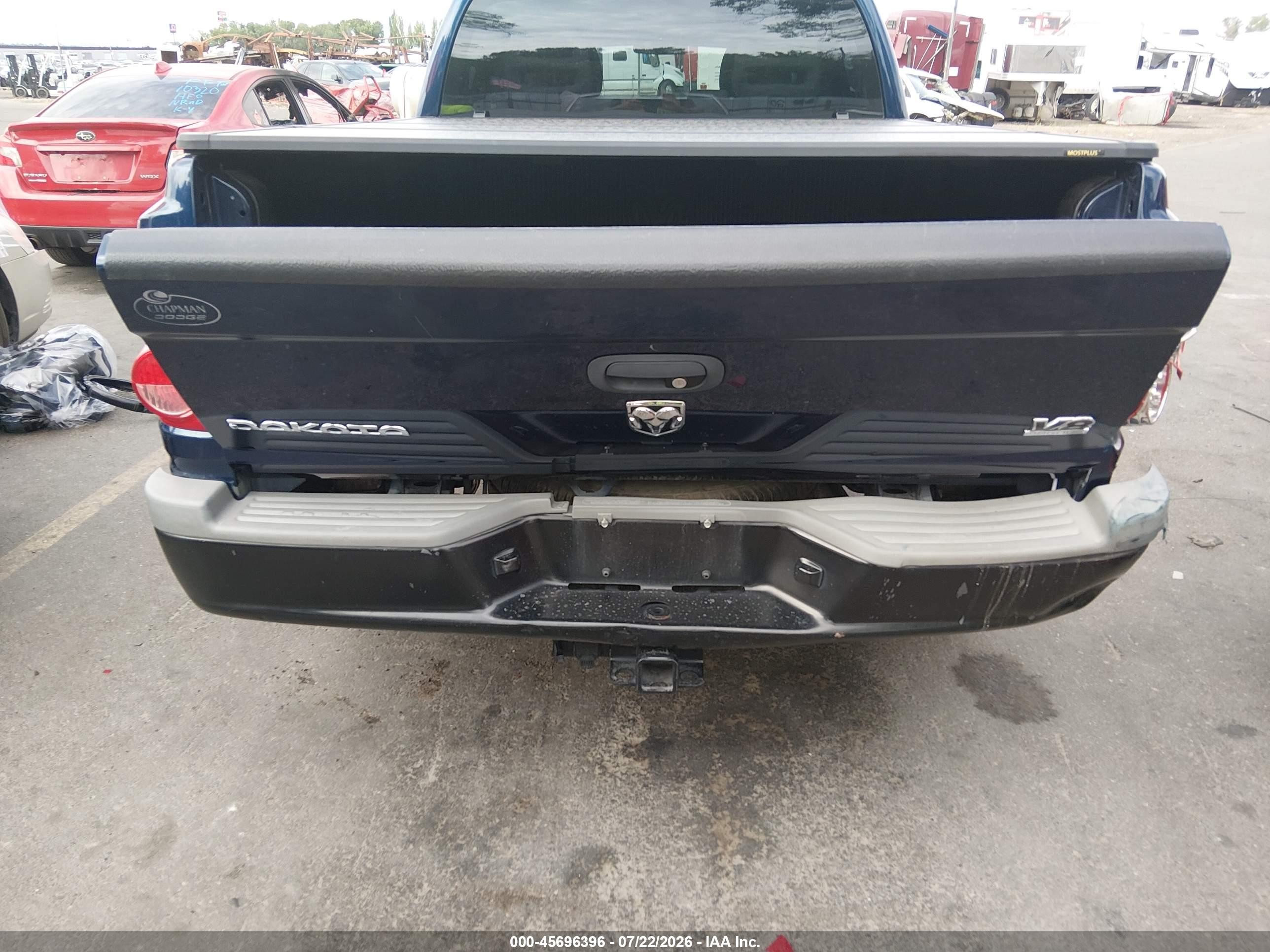 2005 Dodge Dakota St Blue vin: 1D7HW28N65S134901