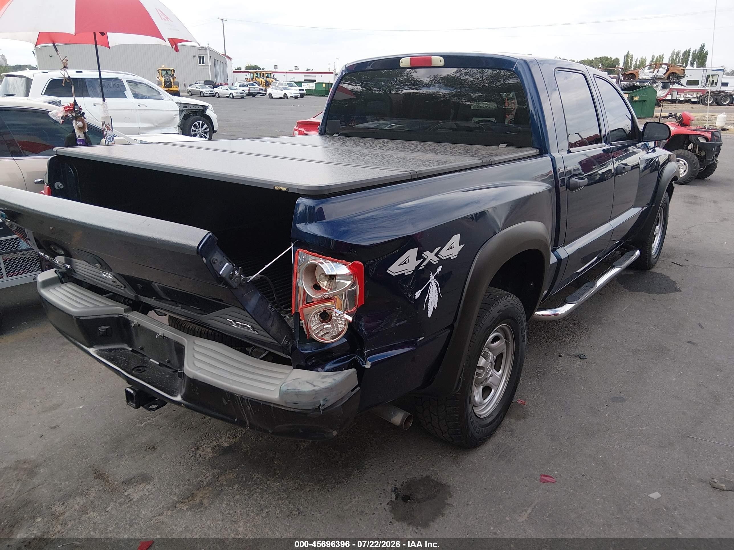 2005 Dodge Dakota St Blue vin: 1D7HW28N65S134901