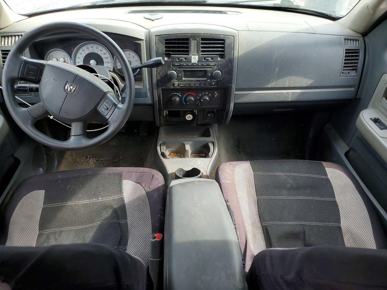 2007 Dodge Dakota Quad Black vin: 1D7HW28P87S253960