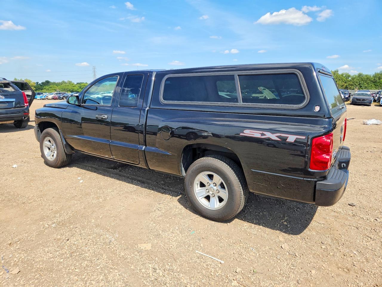 2008 Dodge Dakota Sxt Black vin: 1D7HW32K18S559242