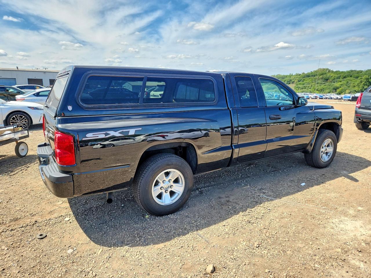 2008 Dodge Dakota Sxt Black vin: 1D7HW32K18S559242