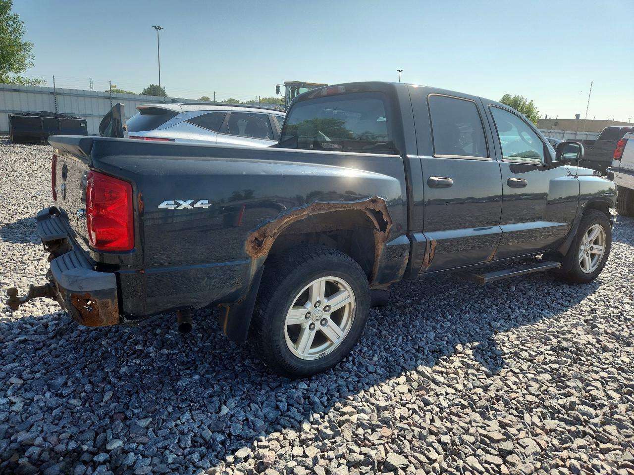 2008 Dodge Dakota Sxt Black vin: 1D7HW38K28S613221
