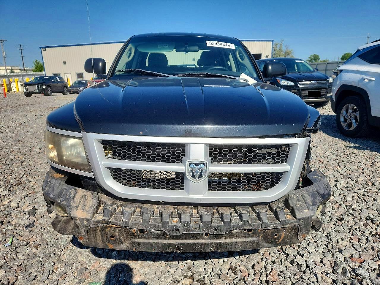 2008 Dodge Dakota Sxt Black vin: 1D7HW38K28S613221