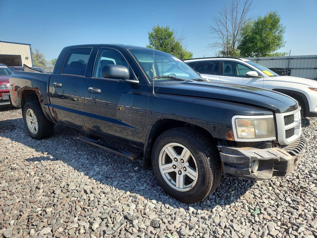 2008 Dodge Dakota Sxt Black vin: 1D7HW38K28S613221