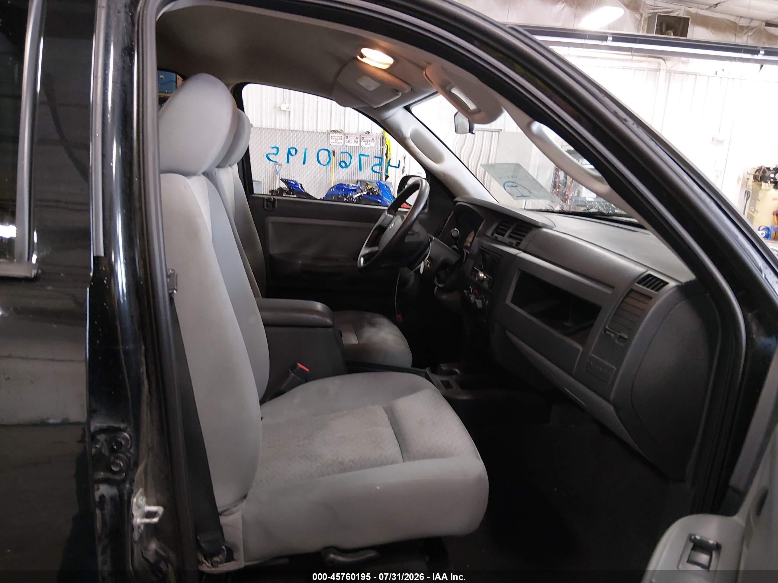 2008 Dodge Dakota Sxt/bighorn/lonestar Черный vin: 1D7HW38K48S590833