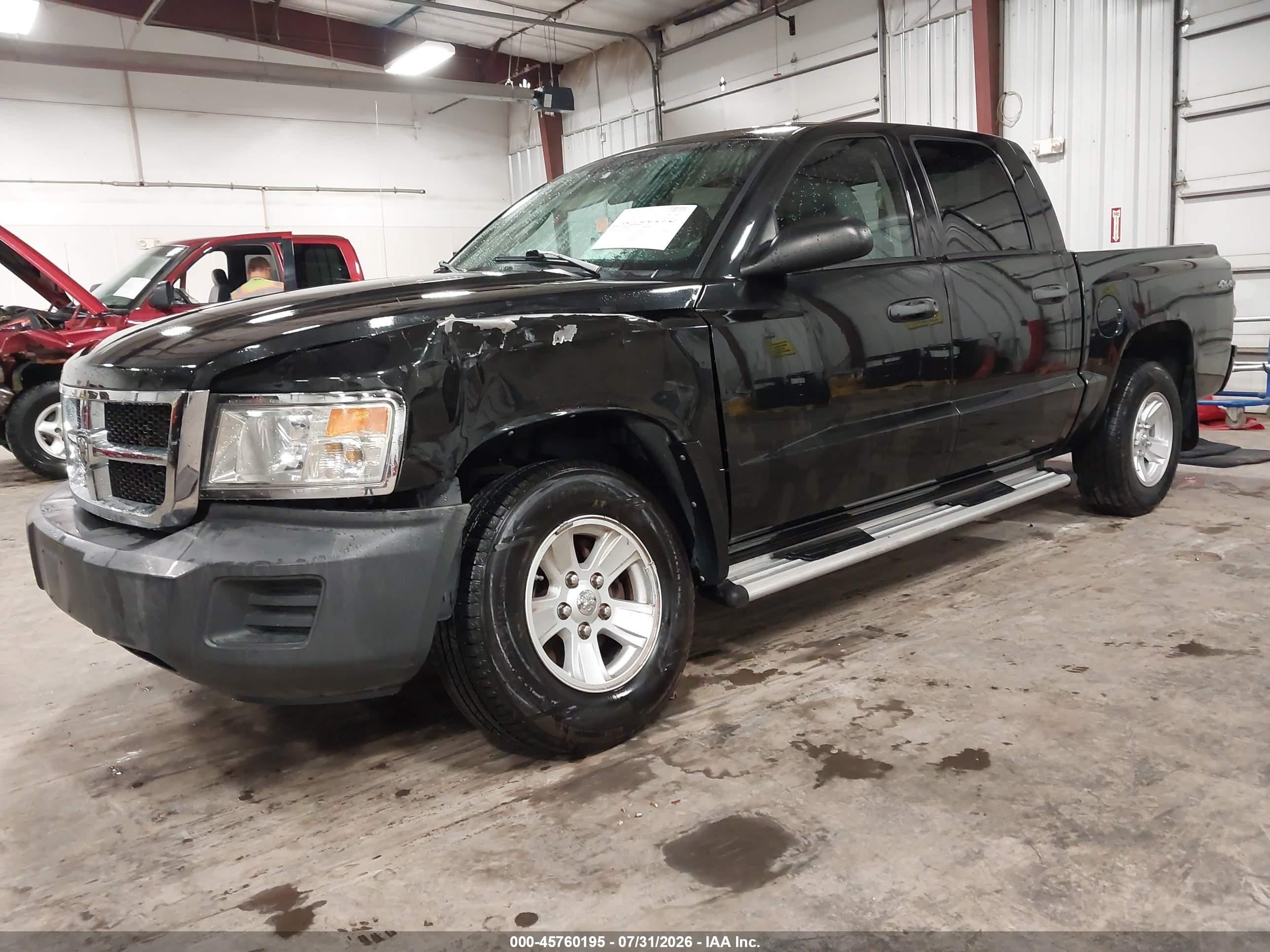 2008 Dodge Dakota Sxt/bighorn/lonestar Черный vin: 1D7HW38K48S590833