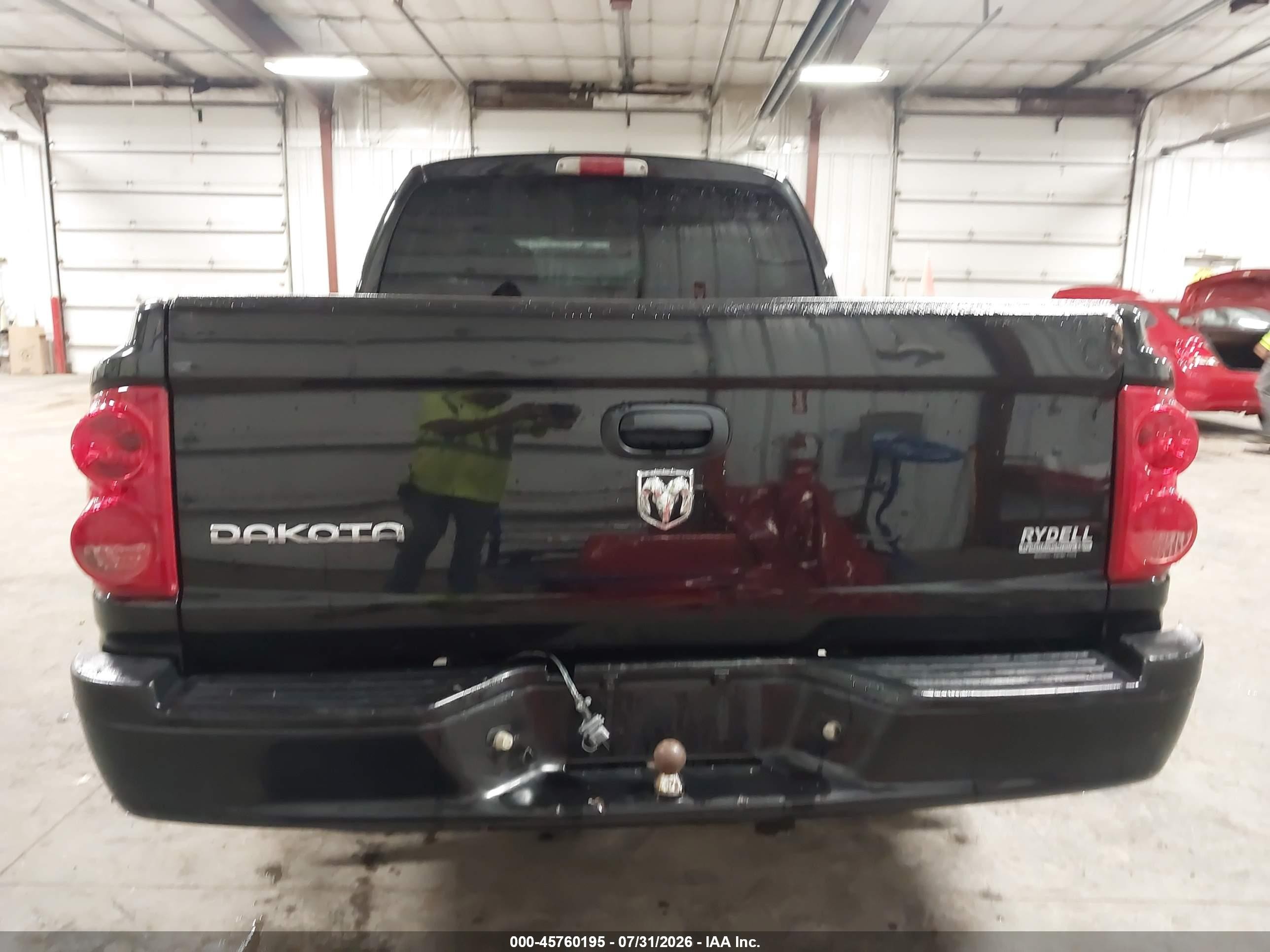 2008 Dodge Dakota Sxt/bighorn/lonestar Черный vin: 1D7HW38K48S590833