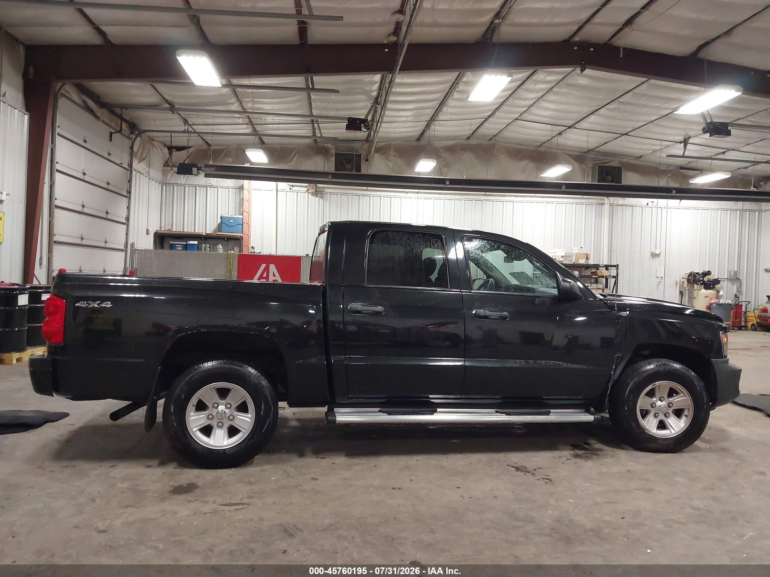 2008 Dodge Dakota Sxt/bighorn/lonestar Черный vin: 1D7HW38K48S590833