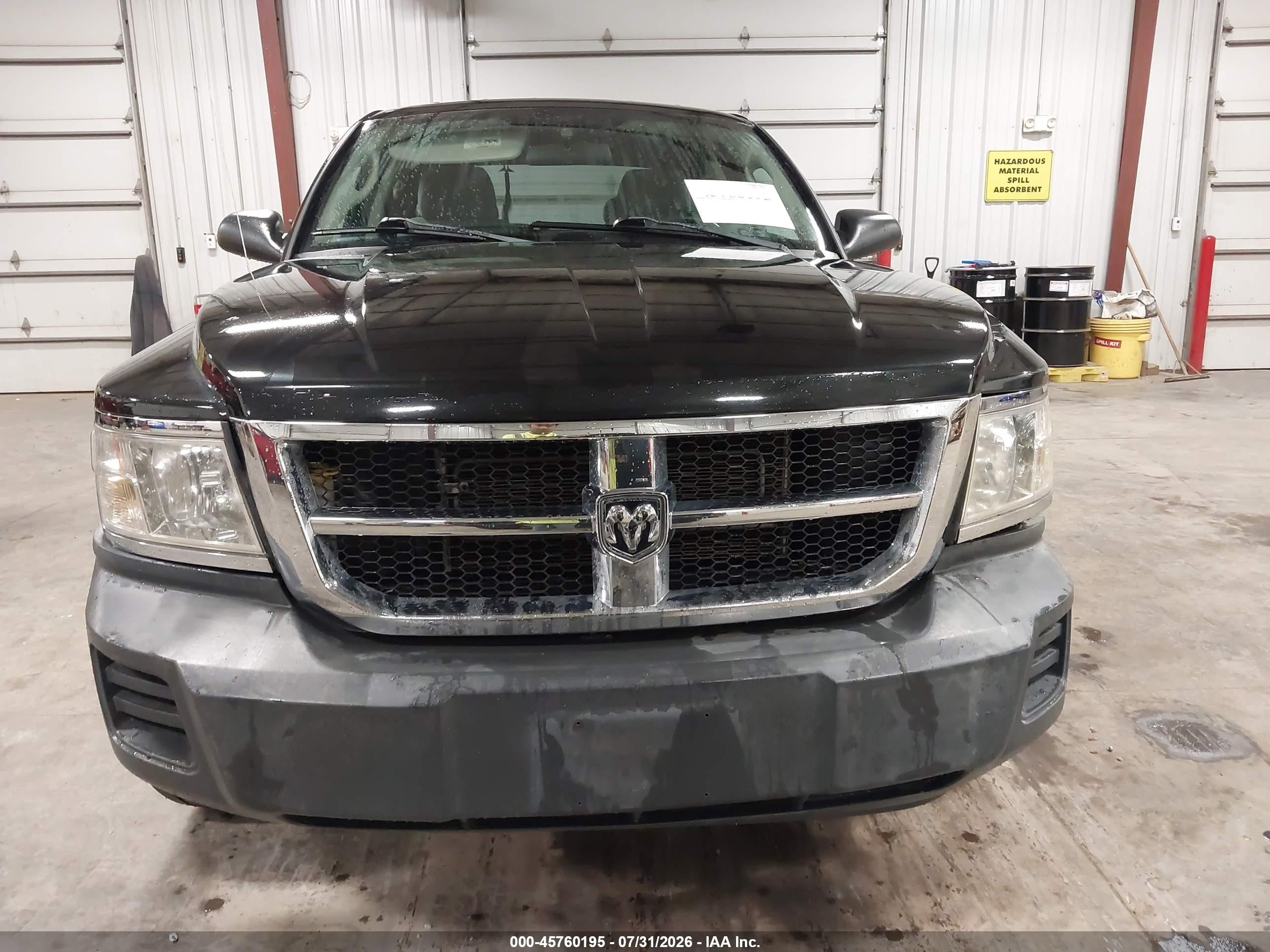 2008 Dodge Dakota Sxt/bighorn/lonestar Черный vin: 1D7HW38K48S590833