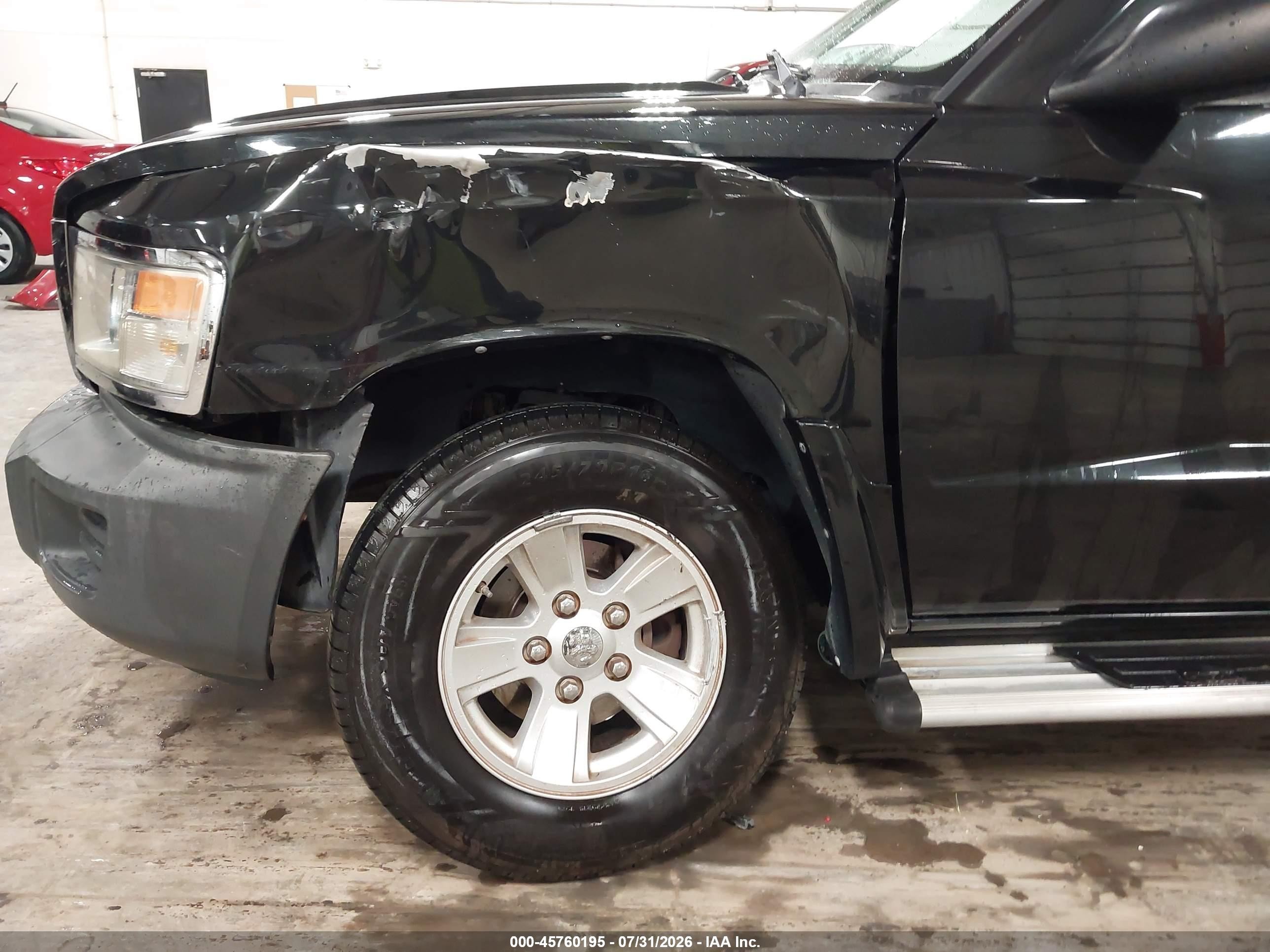2008 Dodge Dakota Sxt/bighorn/lonestar Черный vin: 1D7HW38K48S590833