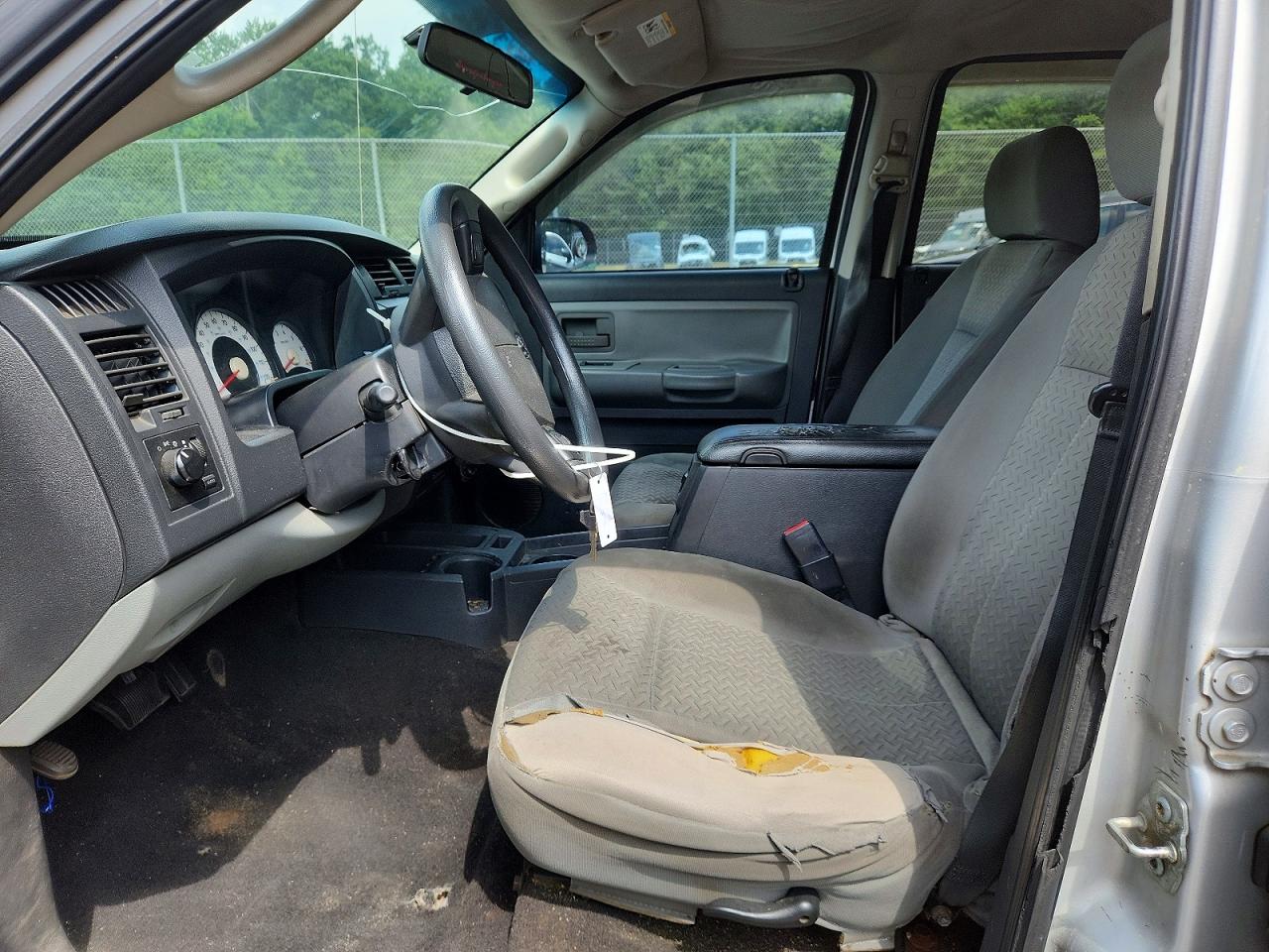 2008 Dodge Dakota Sxt Silver vin: 1D7HW38K48S632837