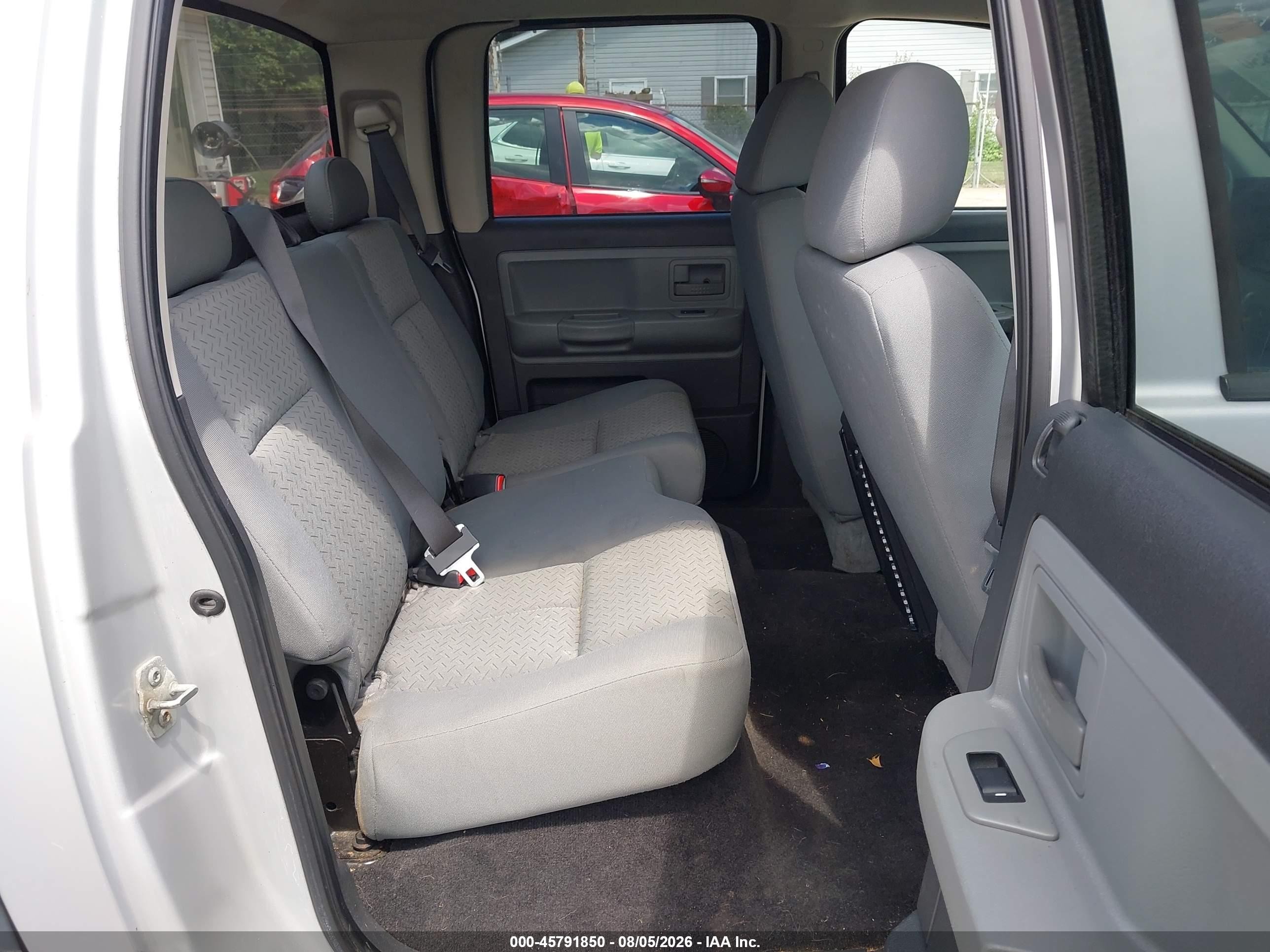 2008 Dodge Dakota Sxt/bighorn/lonestar Silver vin: 1D7HW38KX8S538929