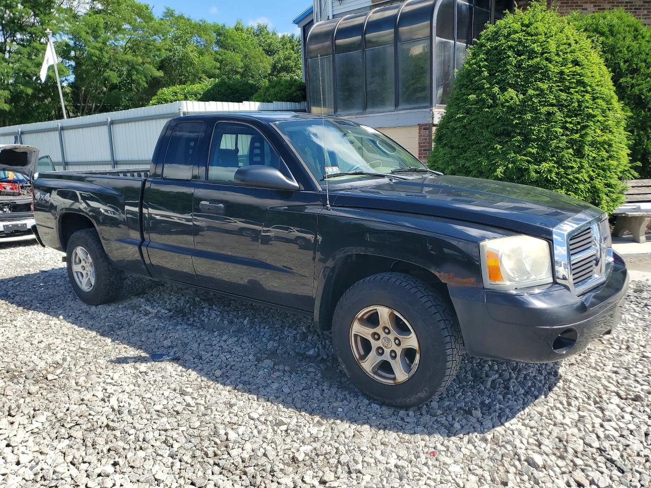 2006 Dodge Dakota Slt Black vin: 1D7HW42K06S527997