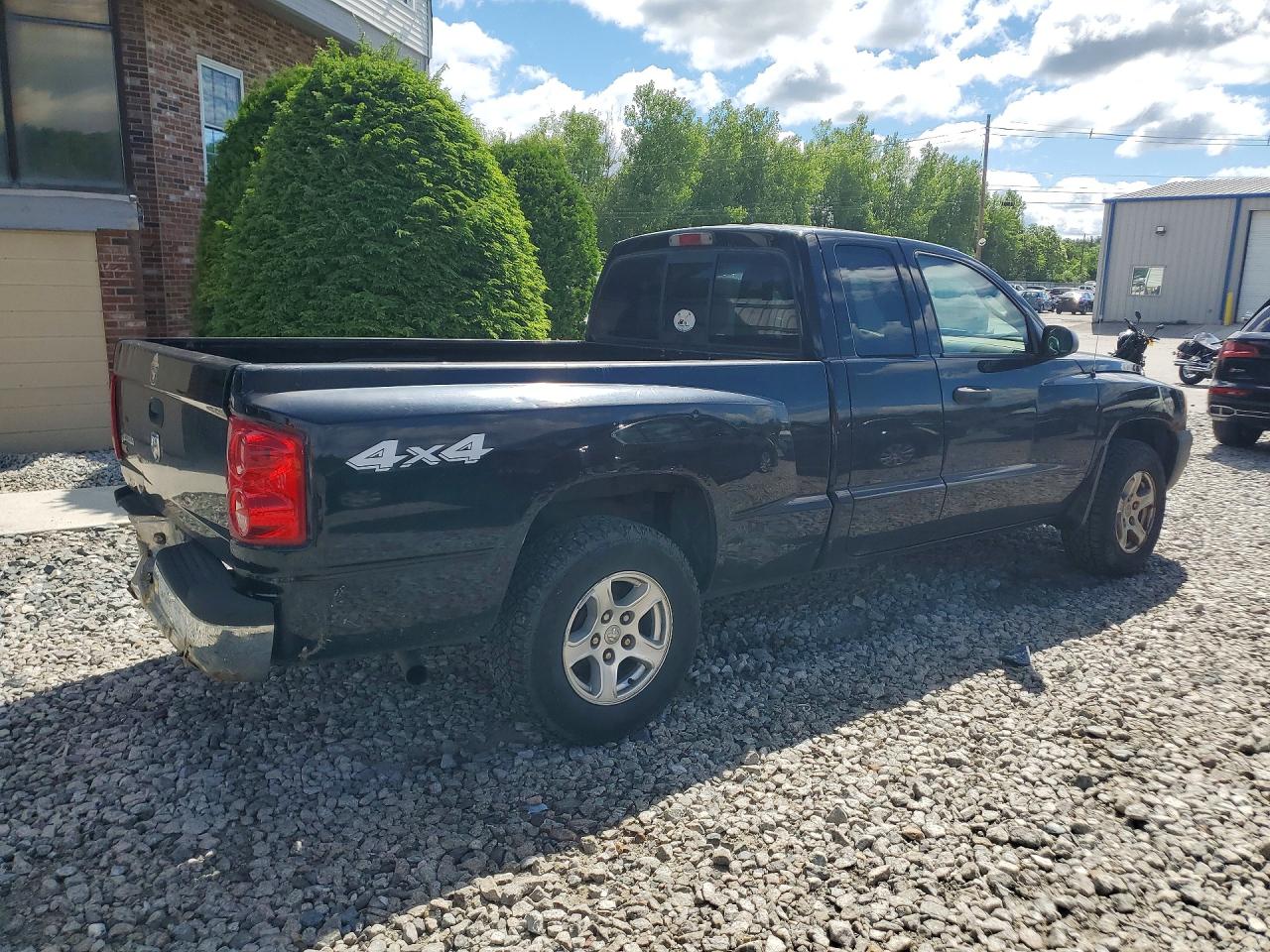 2006 Dodge Dakota Slt Black vin: 1D7HW42K06S527997
