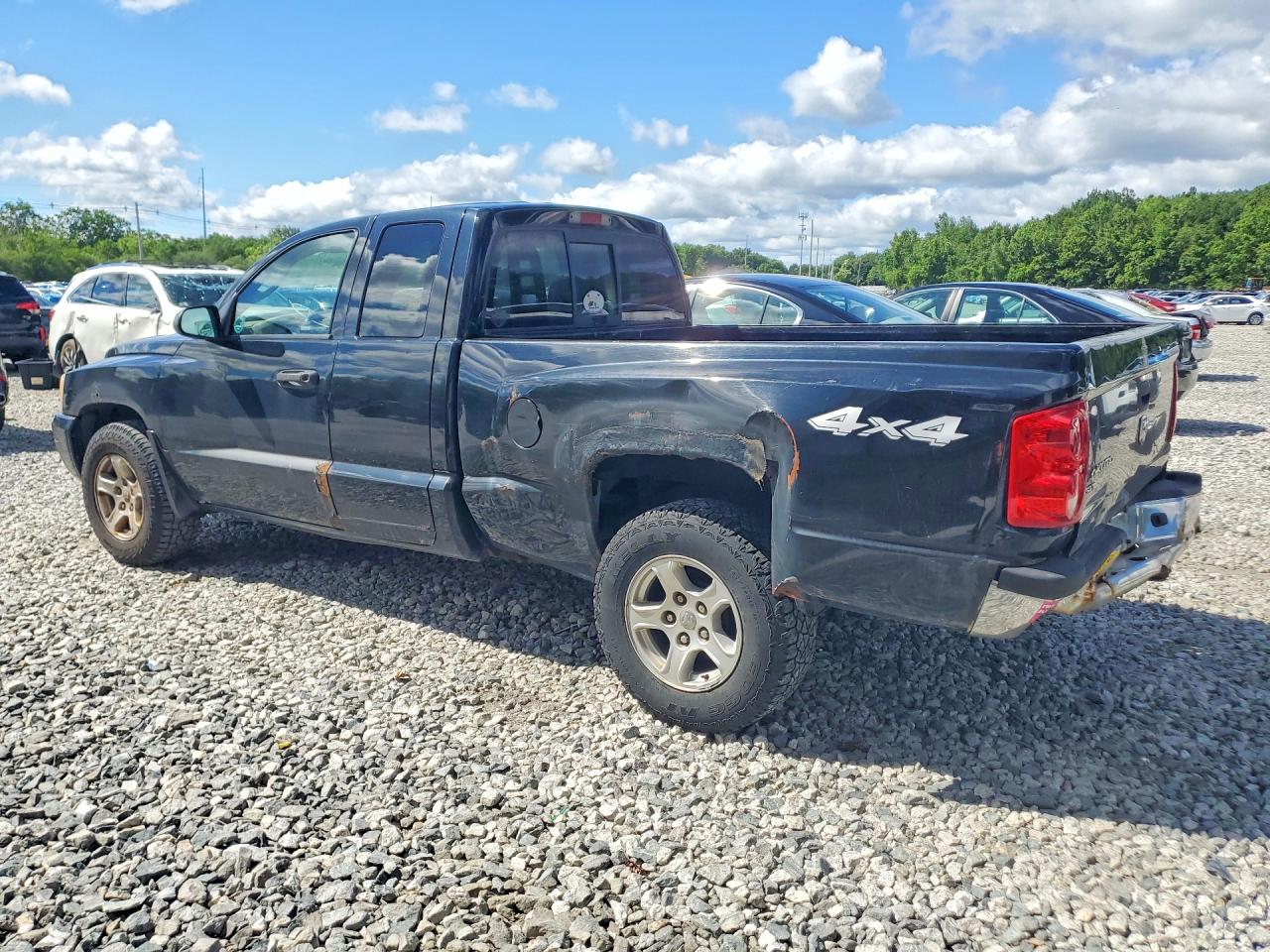 2006 Dodge Dakota Slt Black vin: 1D7HW42K06S527997