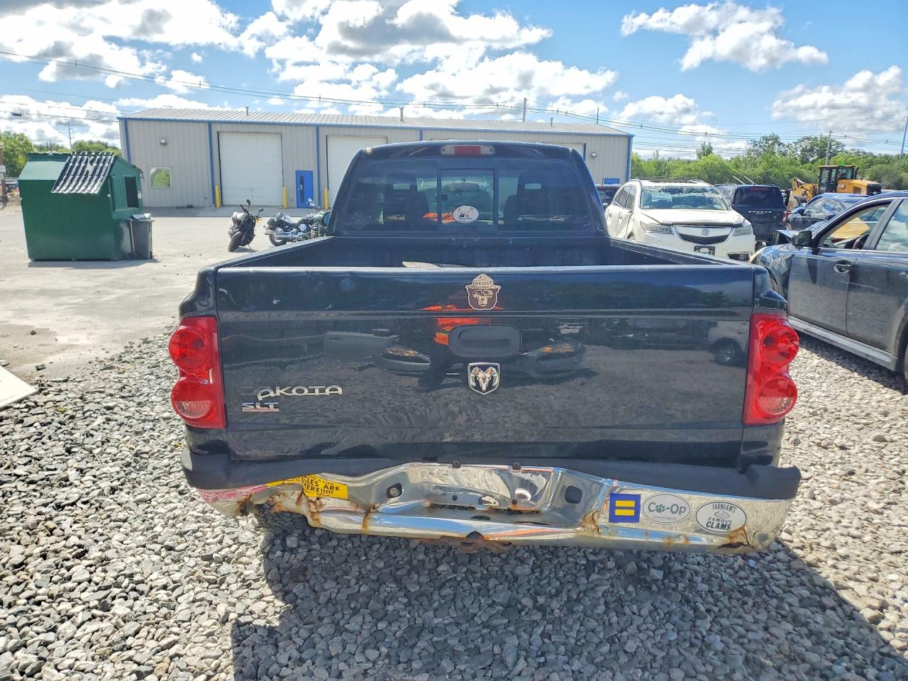 2006 Dodge Dakota Slt Black vin: 1D7HW42K06S527997