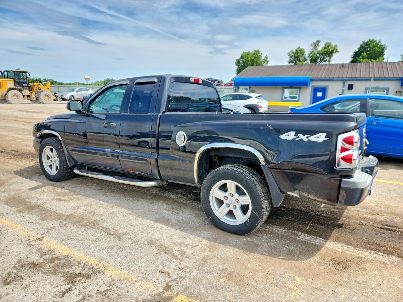 2007 Dodge Dakota Slt Black vin: 1D7HW42K07S148970