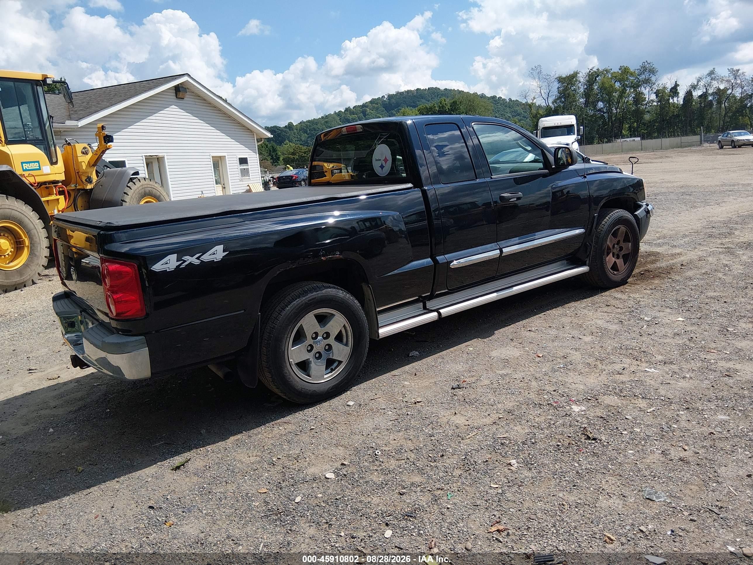 2005 Dodge Dakota Slt Black vin: 1D7HW42K55S219559
