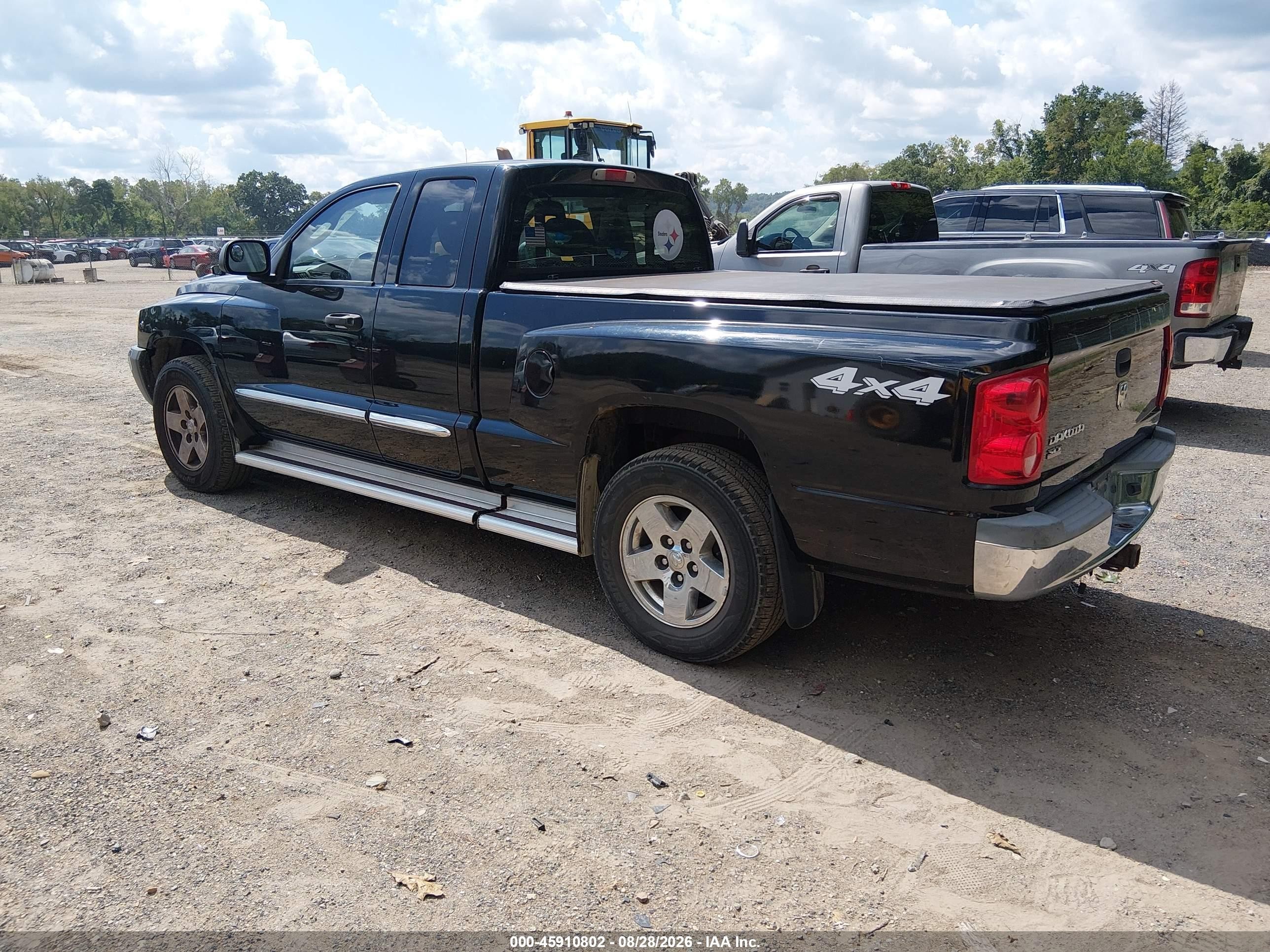 2005 Dodge Dakota Slt Black vin: 1D7HW42K55S219559